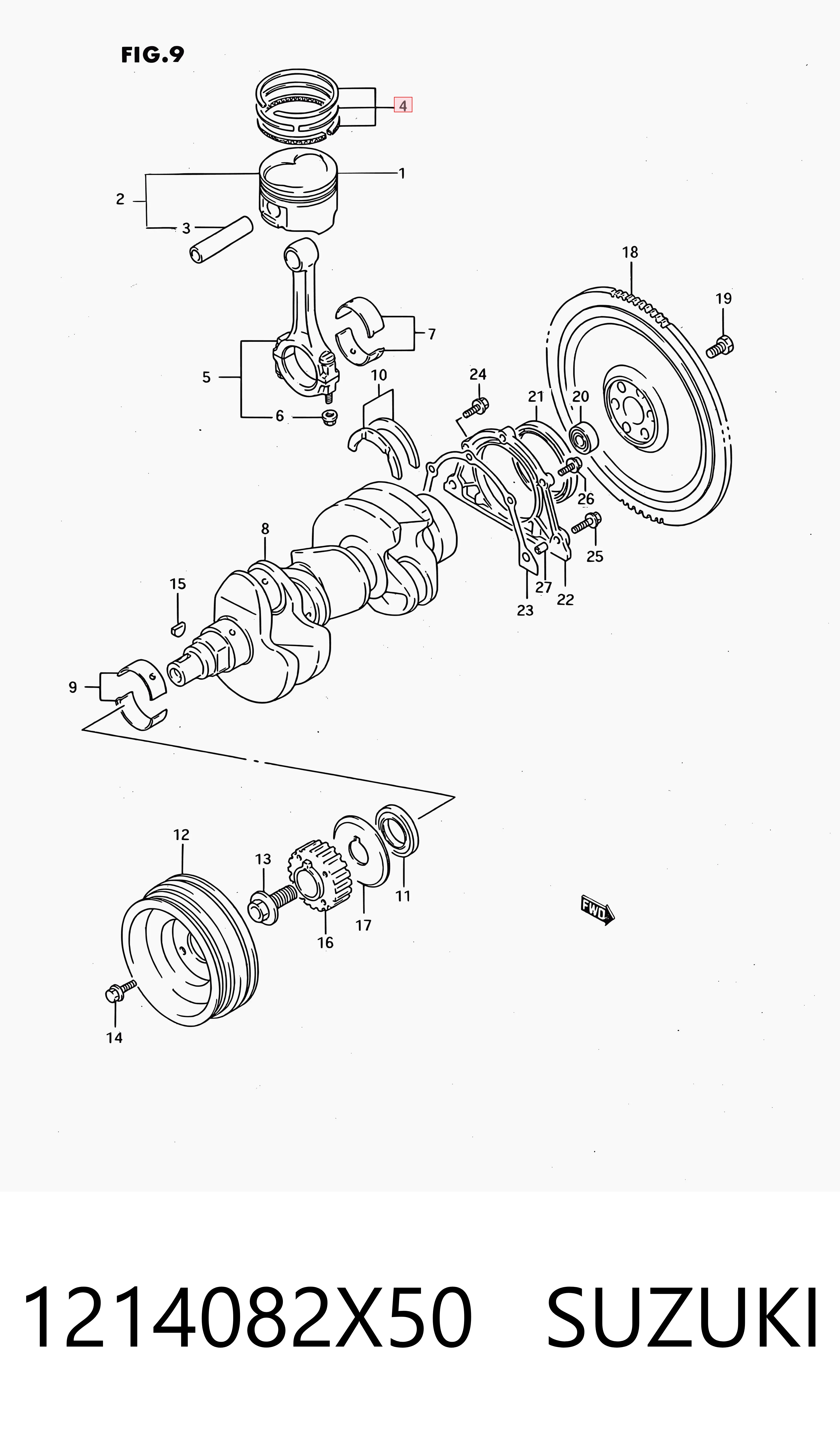 1214082X50 Suzuki
