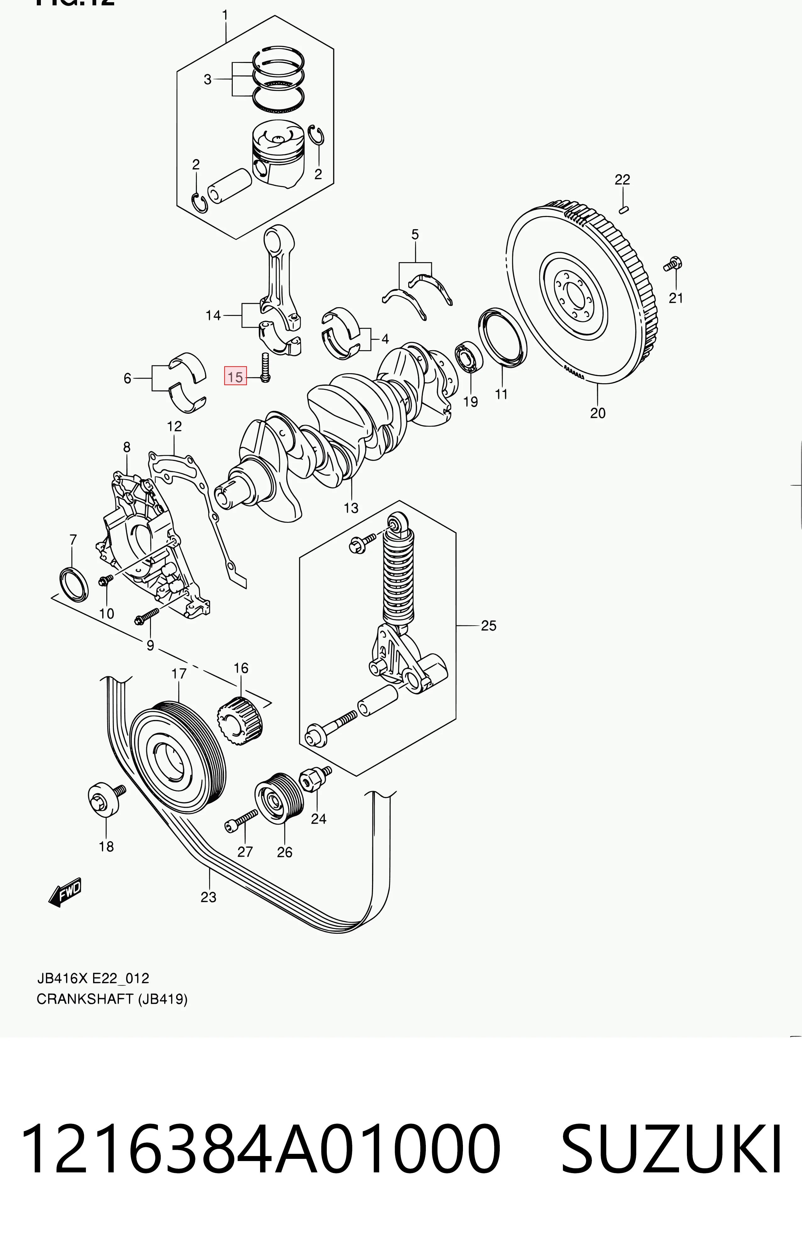 1216384A01000 Suzuki