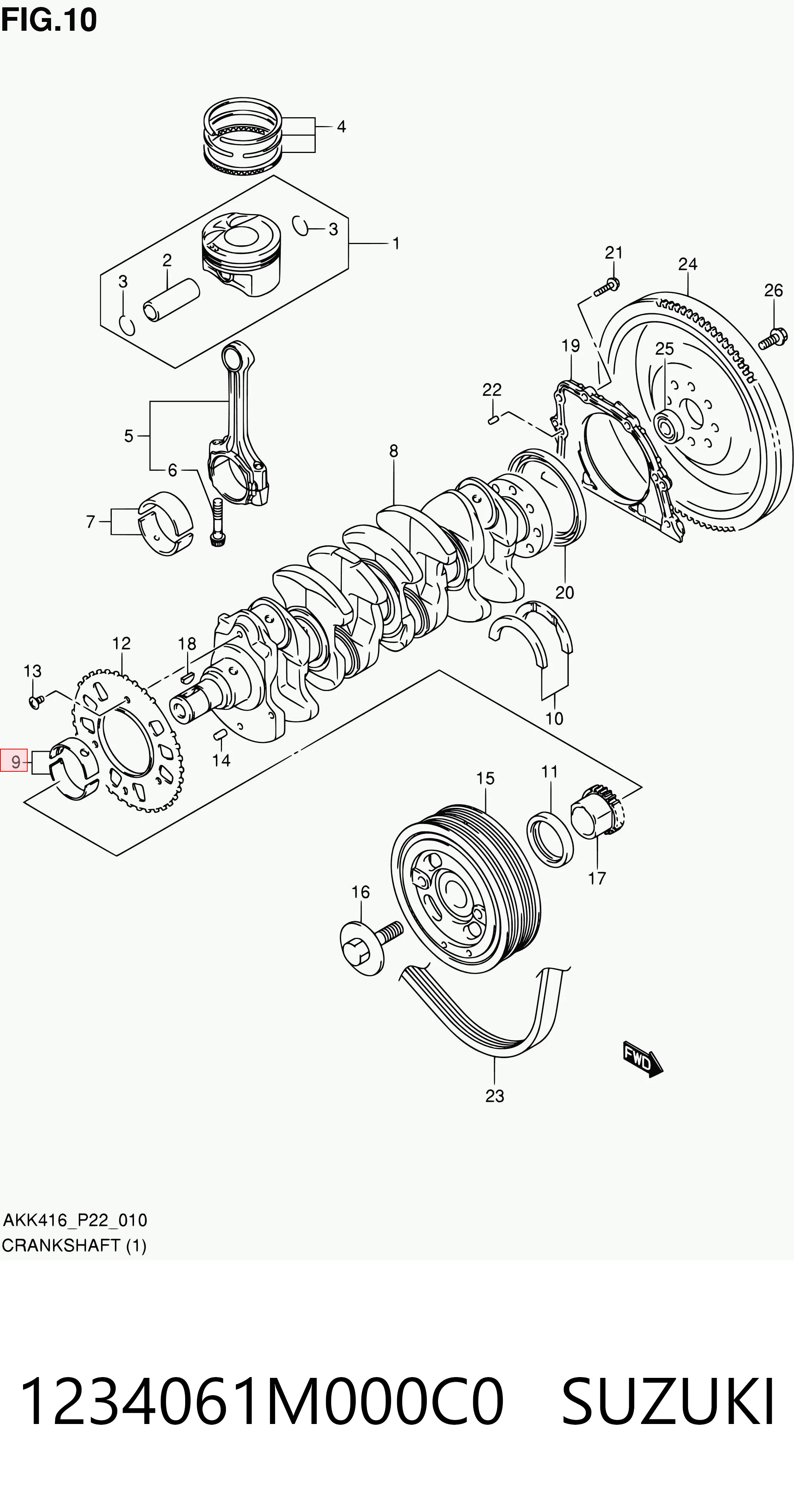 1234061M000C0 Suzuki