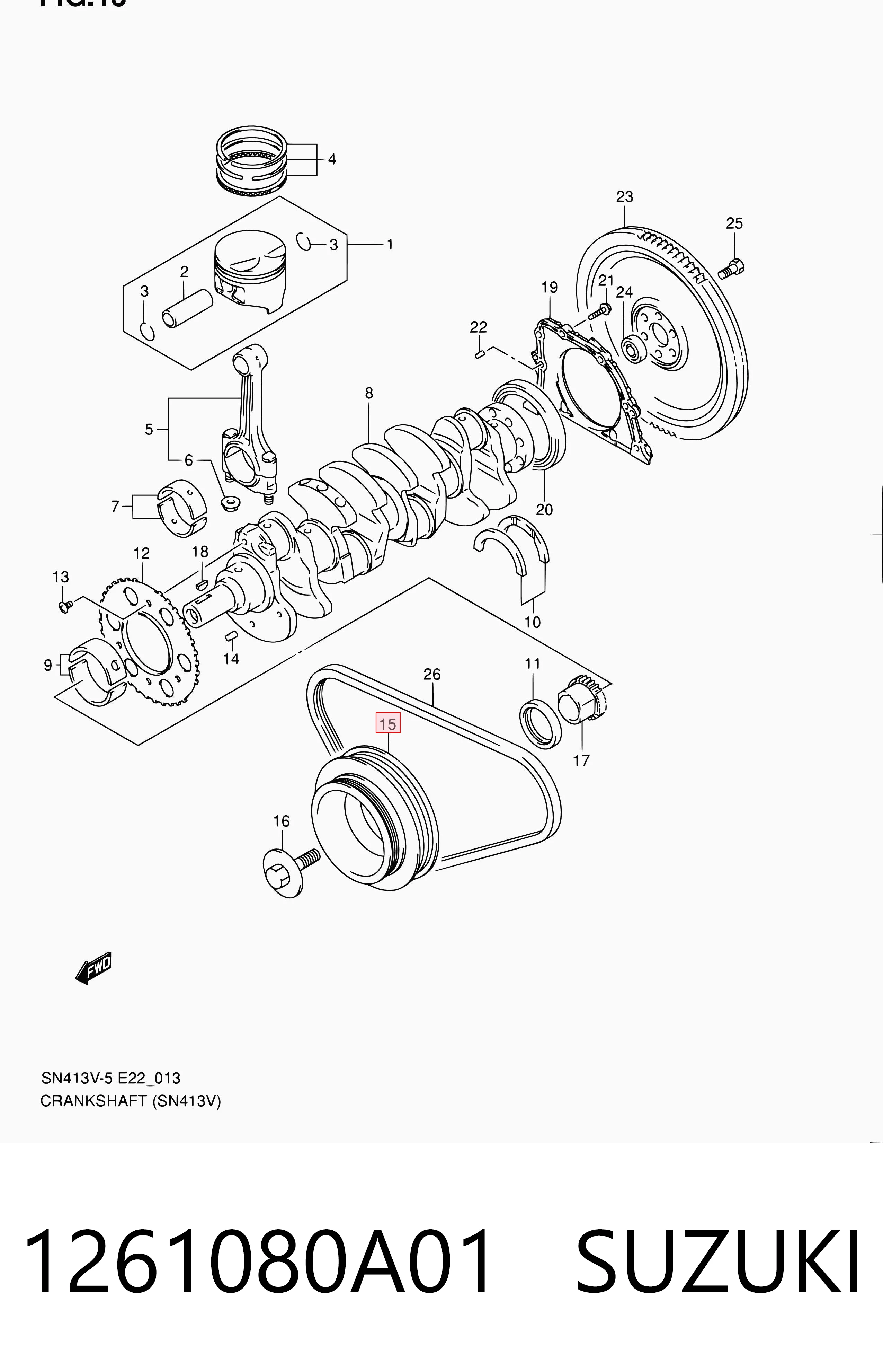 1261080A01 Suzuki