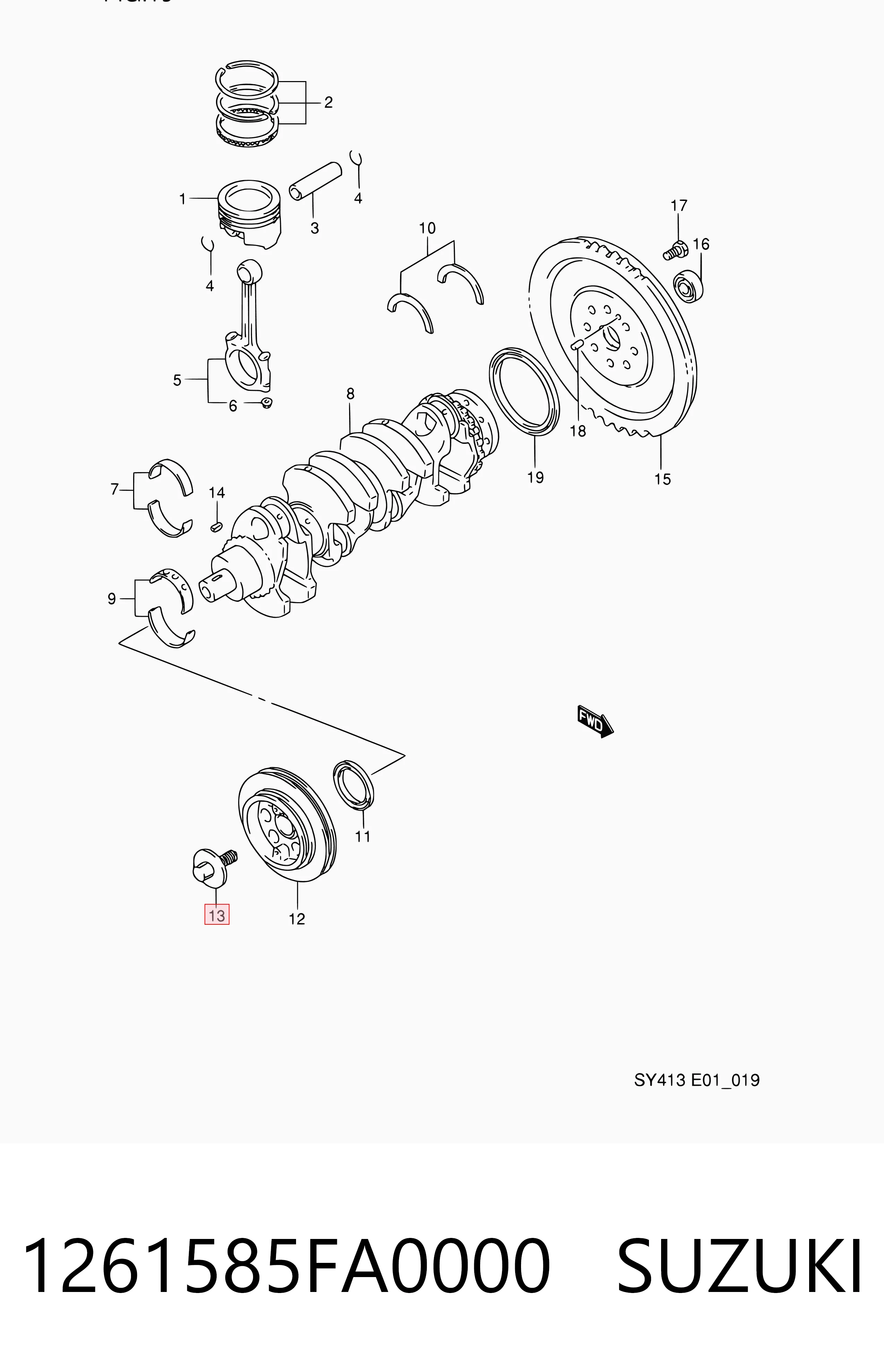 1261585FA0000 Suzuki