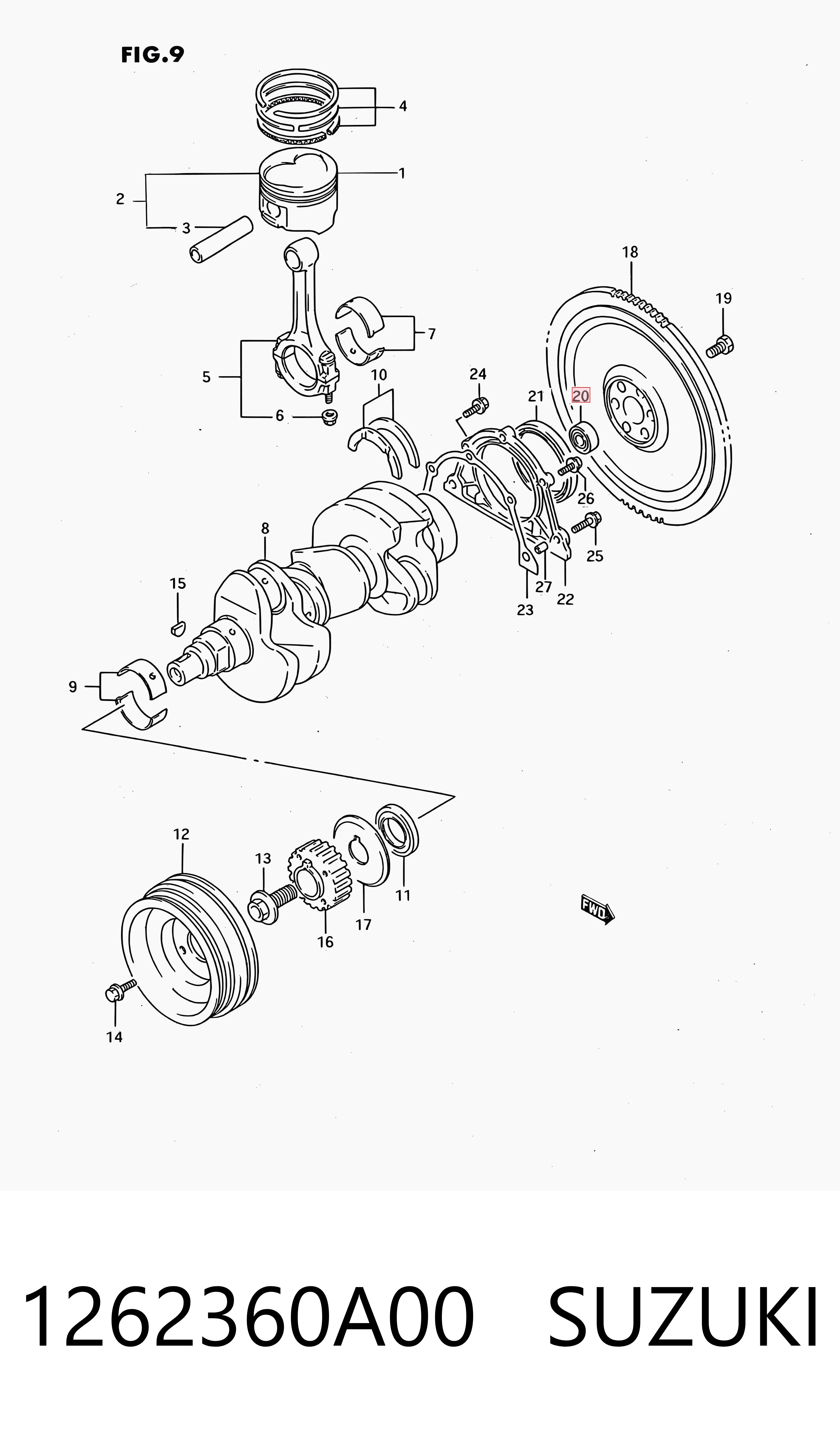 1262360A00 Suzuki