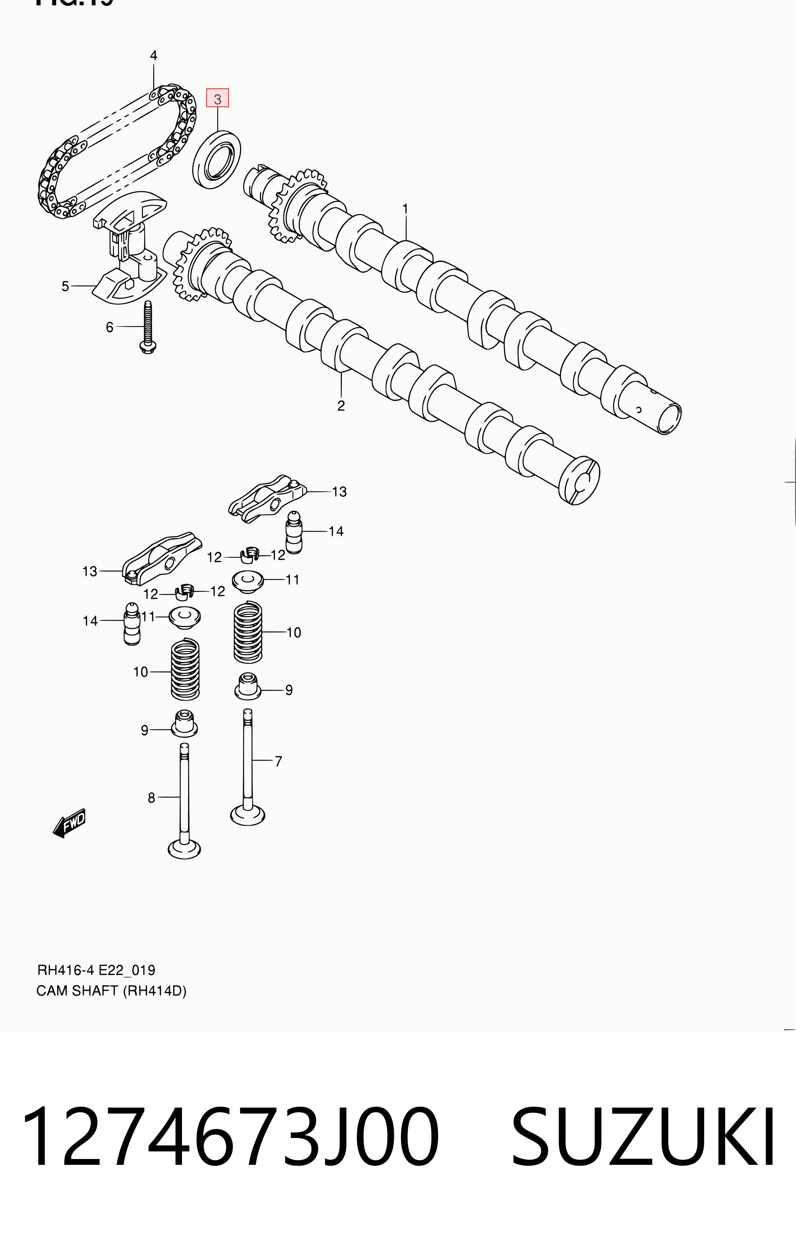 Retén del árbol de levas Citroen C2 hatchback (JM) (2003 - 2008) precio, desde 14,37 EUR