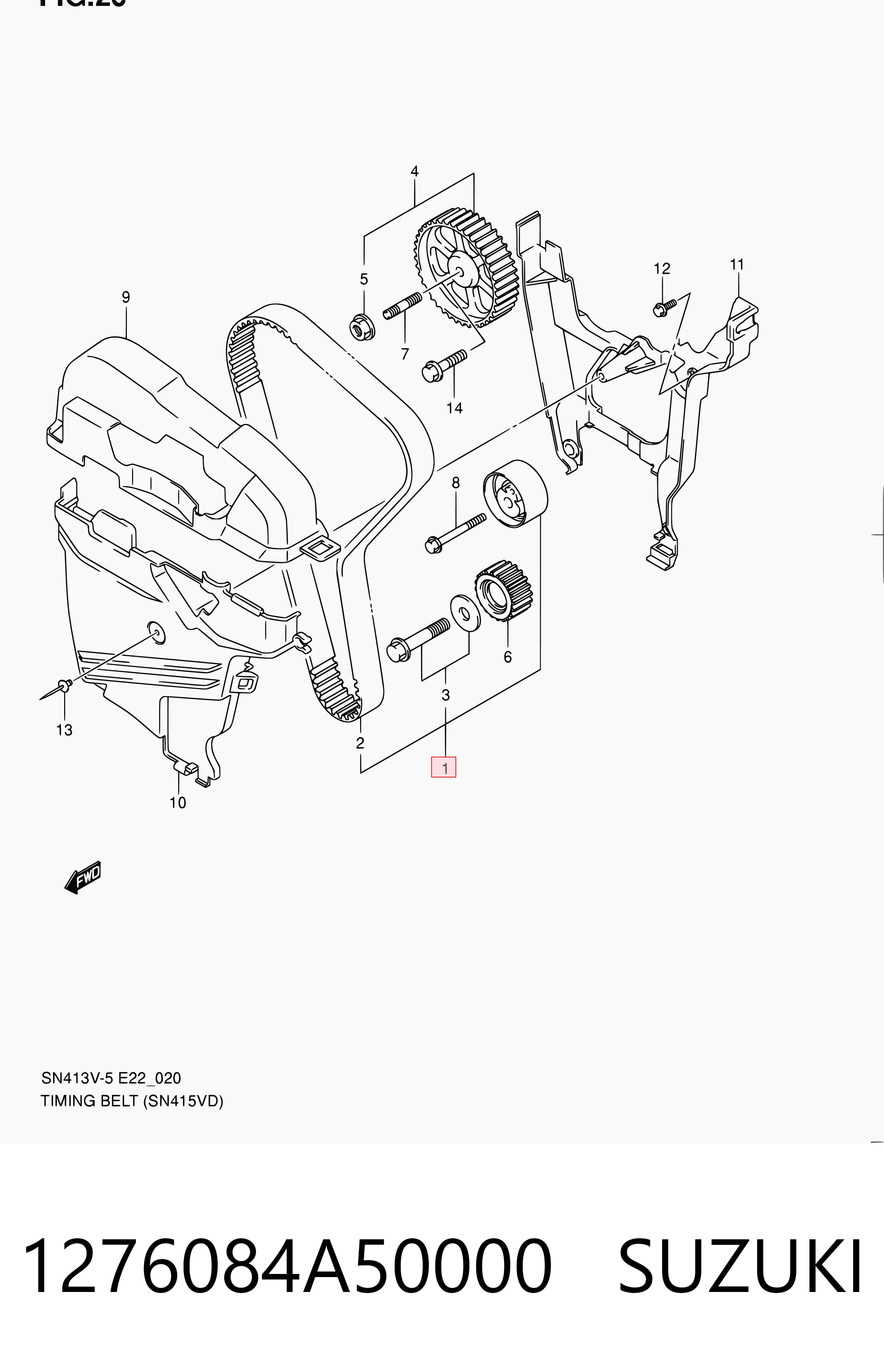 1276084A50000 Suzuki
