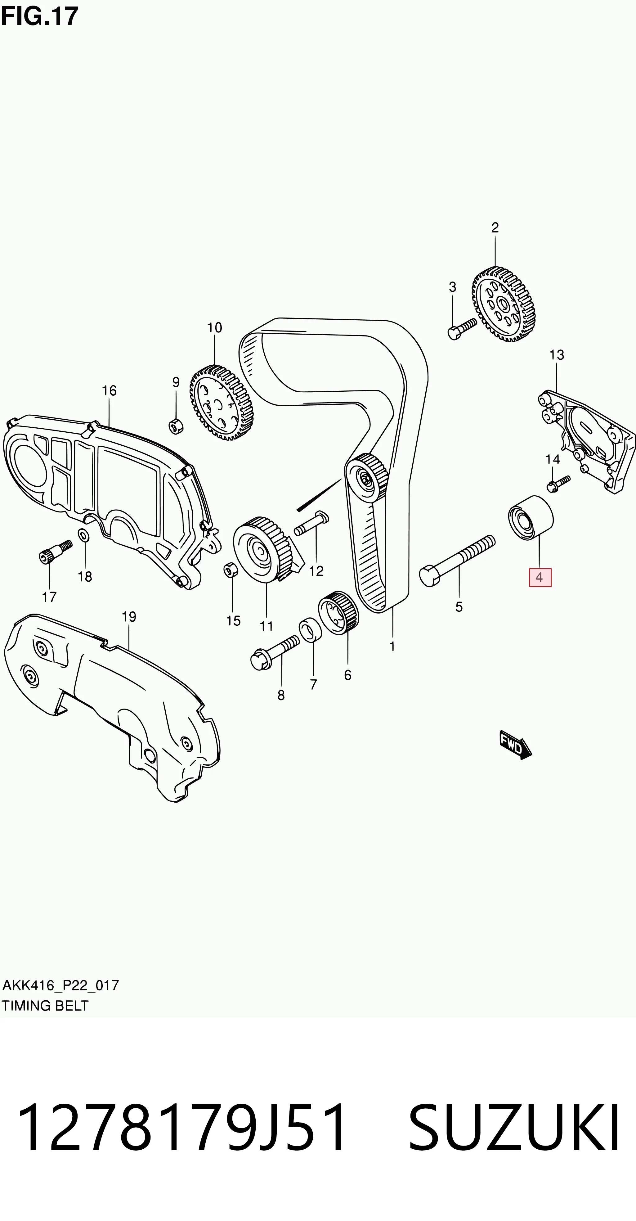 Precio del repuesto Rodillo intermedio de correa dentada GT  coupé