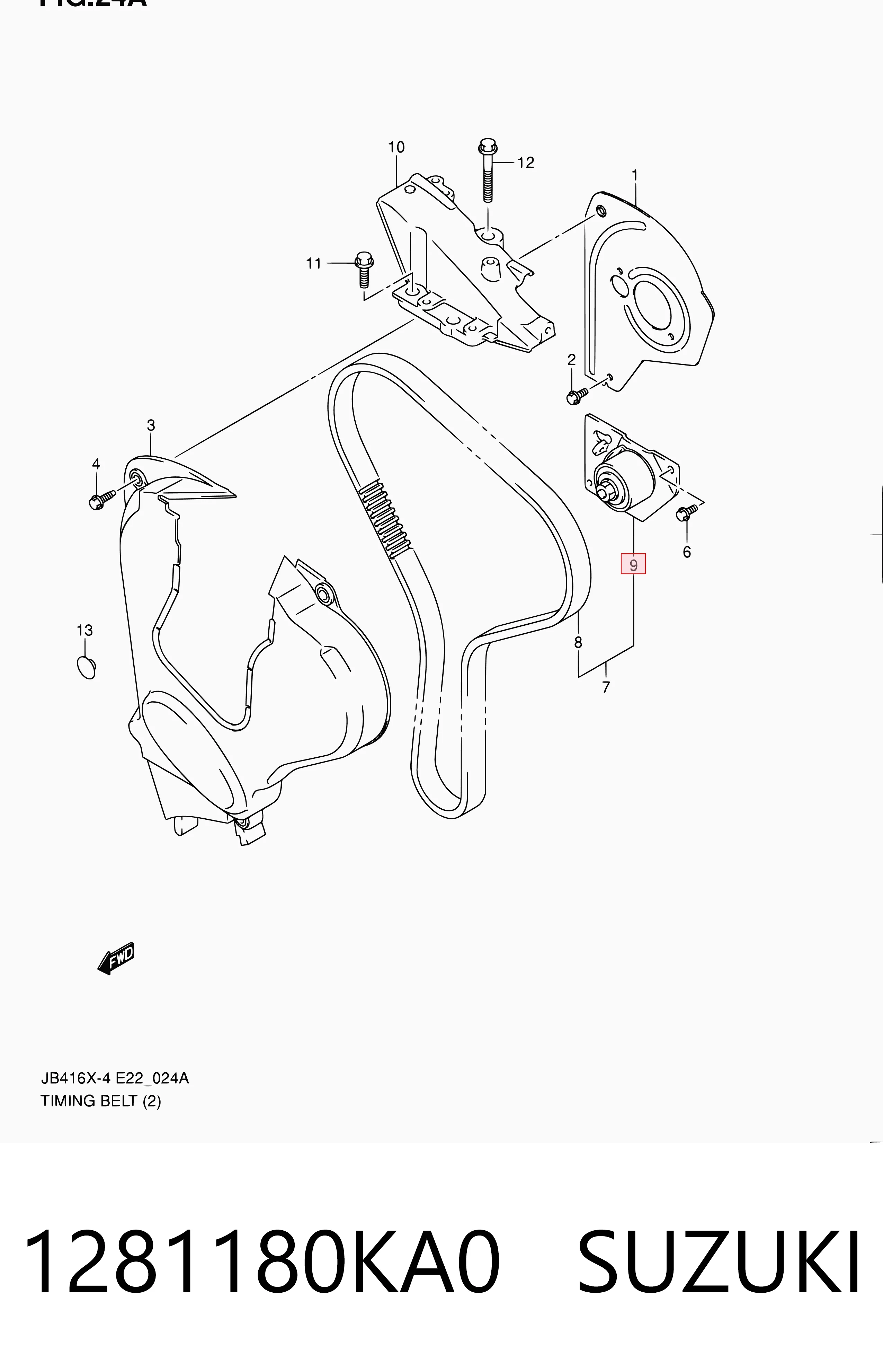 1281180KA0 Suzuki