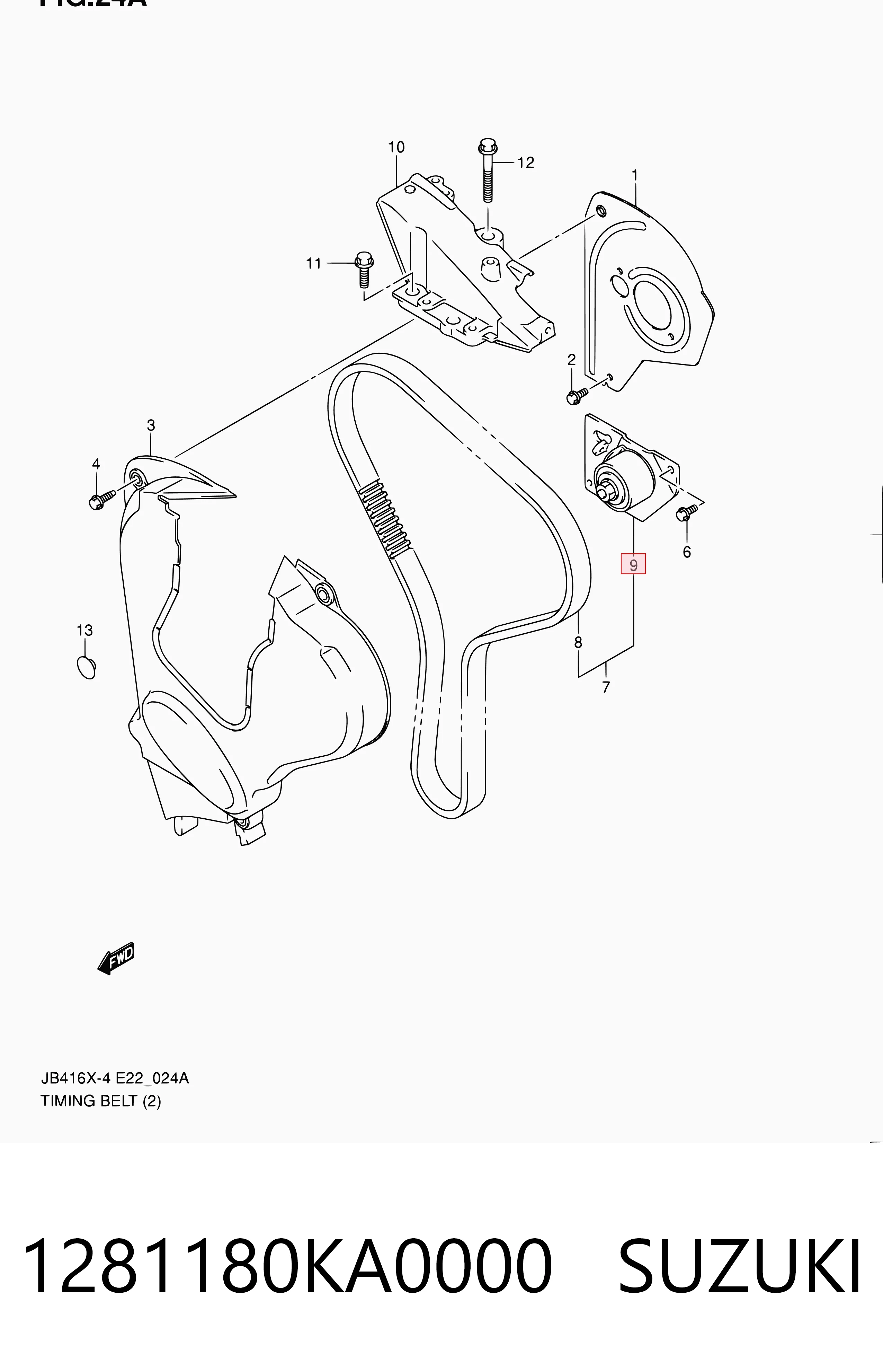 1281180KA0000 Suzuki