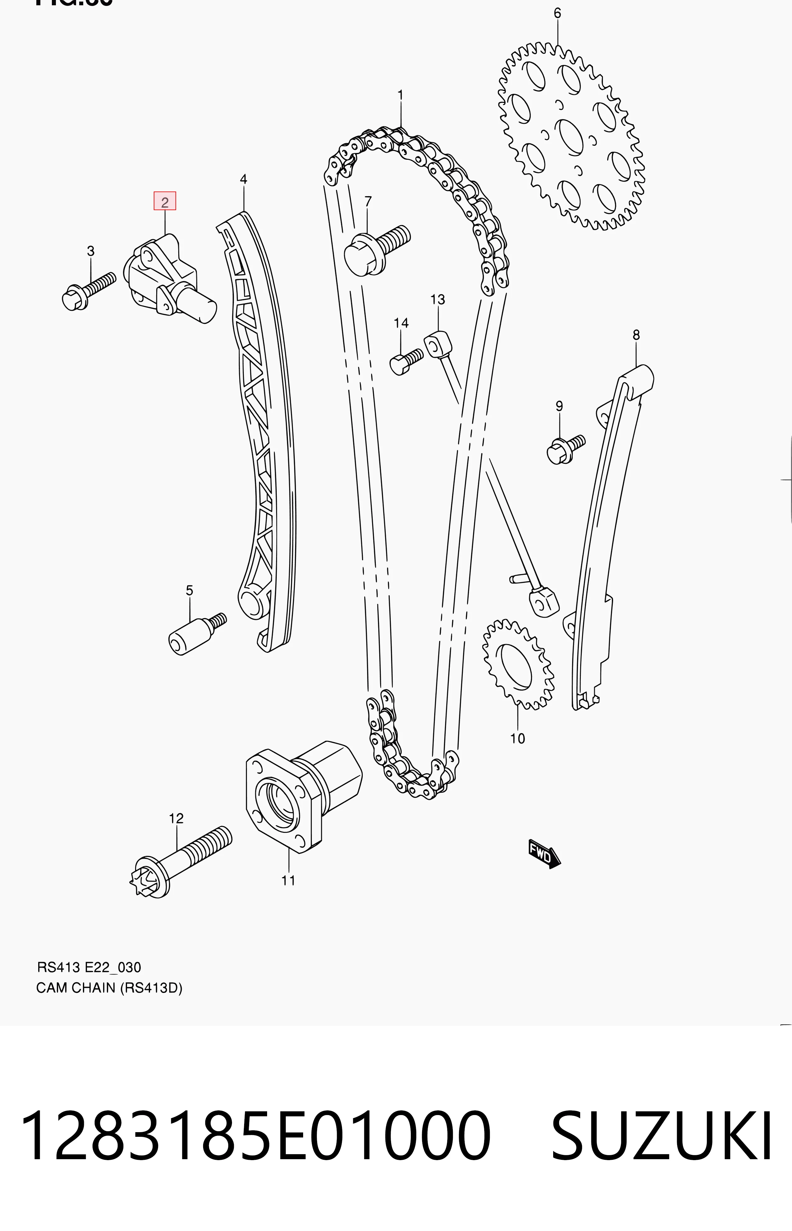Tensor de cadena de distribución Citroen Nemo 