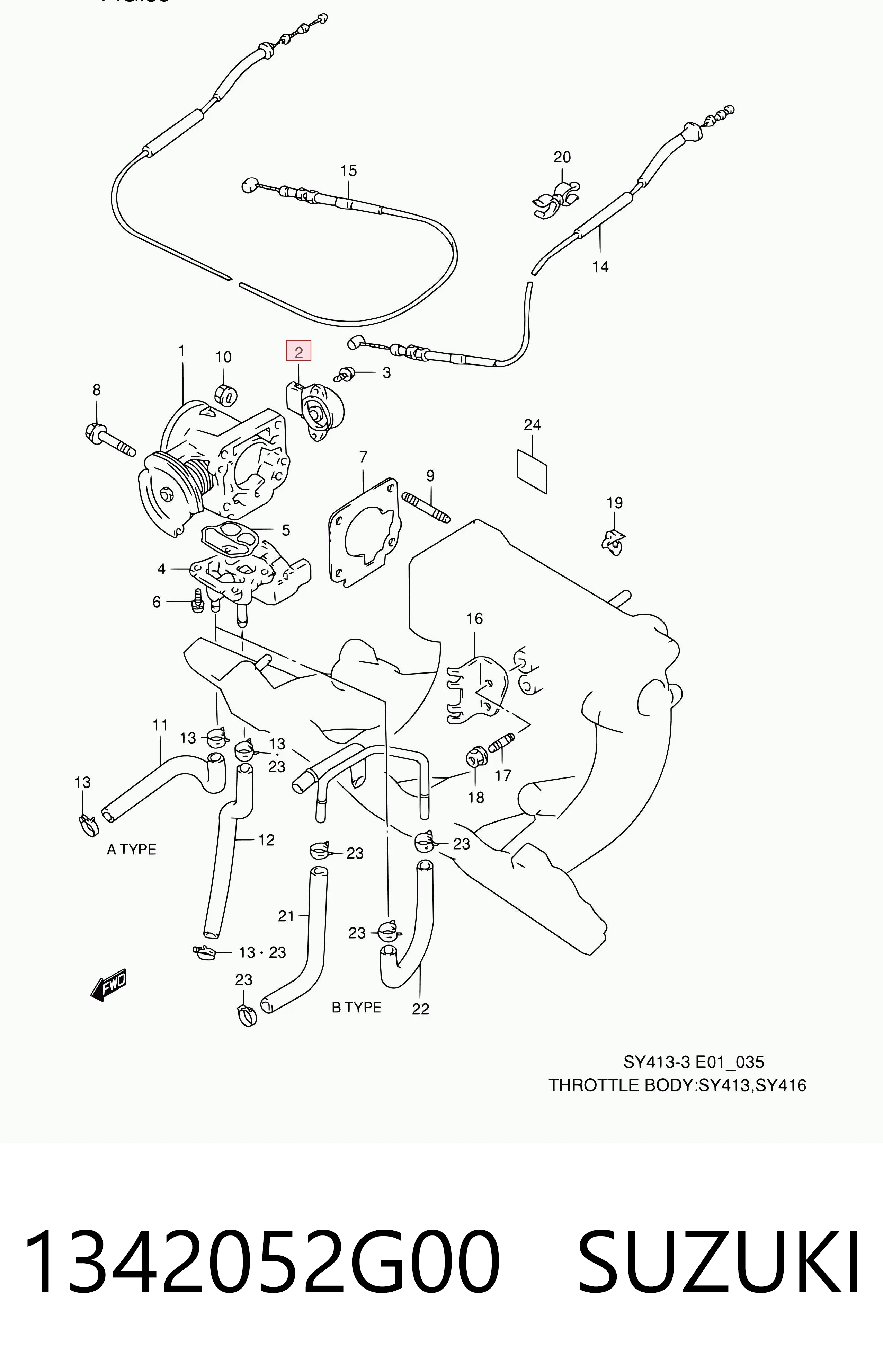 Comprar Sensor TPS Suzuki Swift II EA