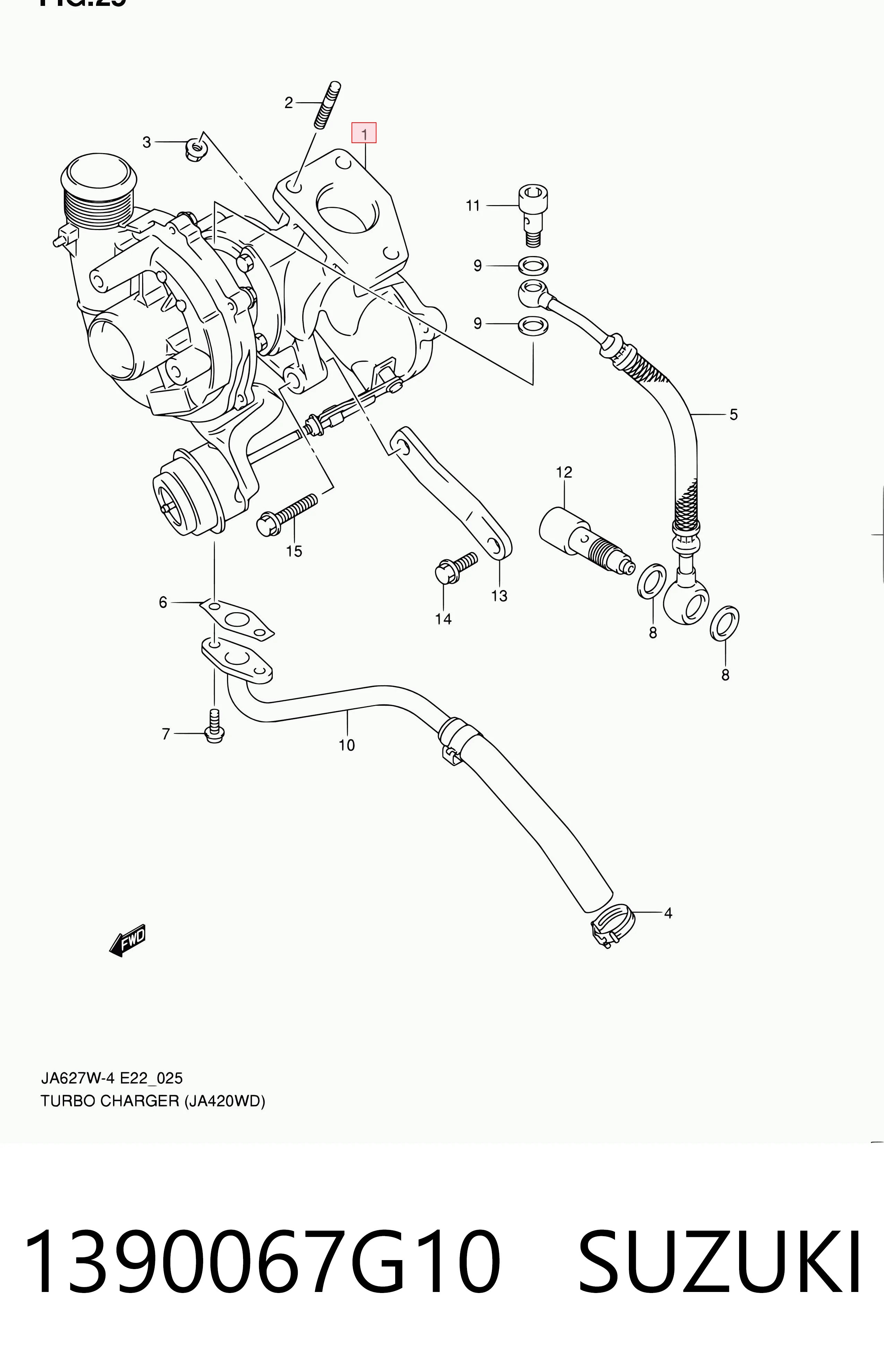  Turbocompresor Suzuki Grand Vitara 