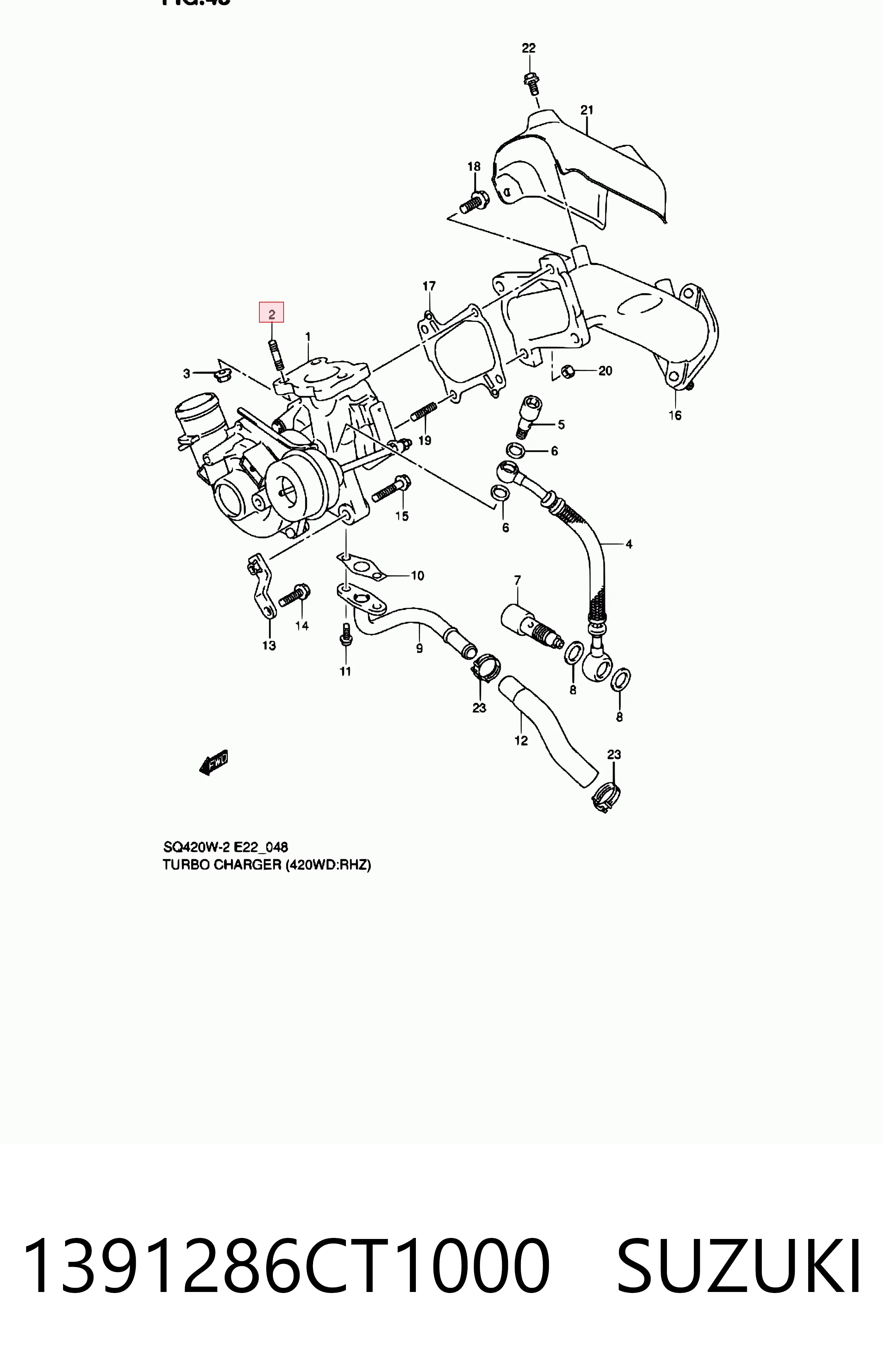1391286CT1000 Suzuki