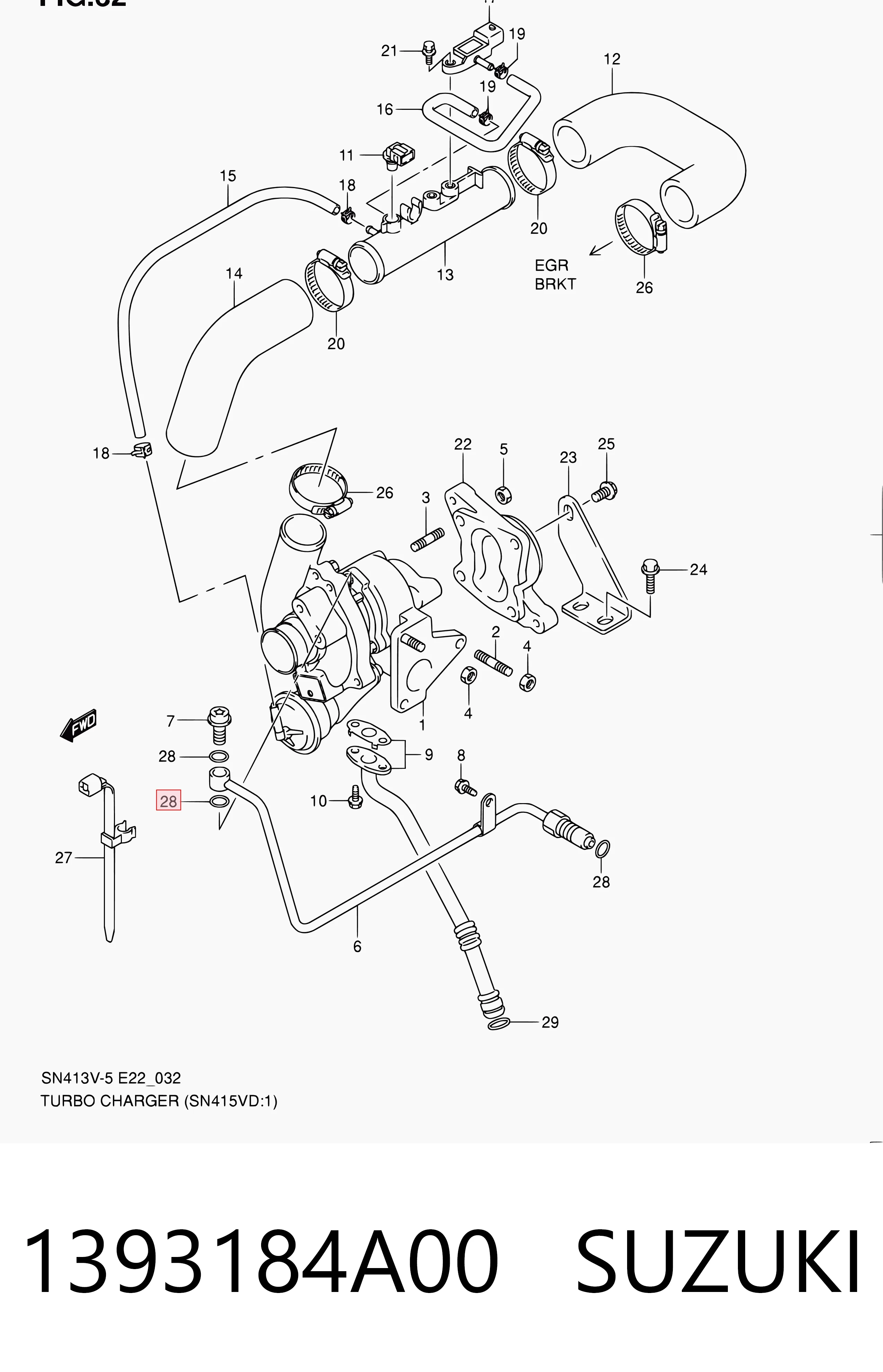 1393184A00 Suzuki