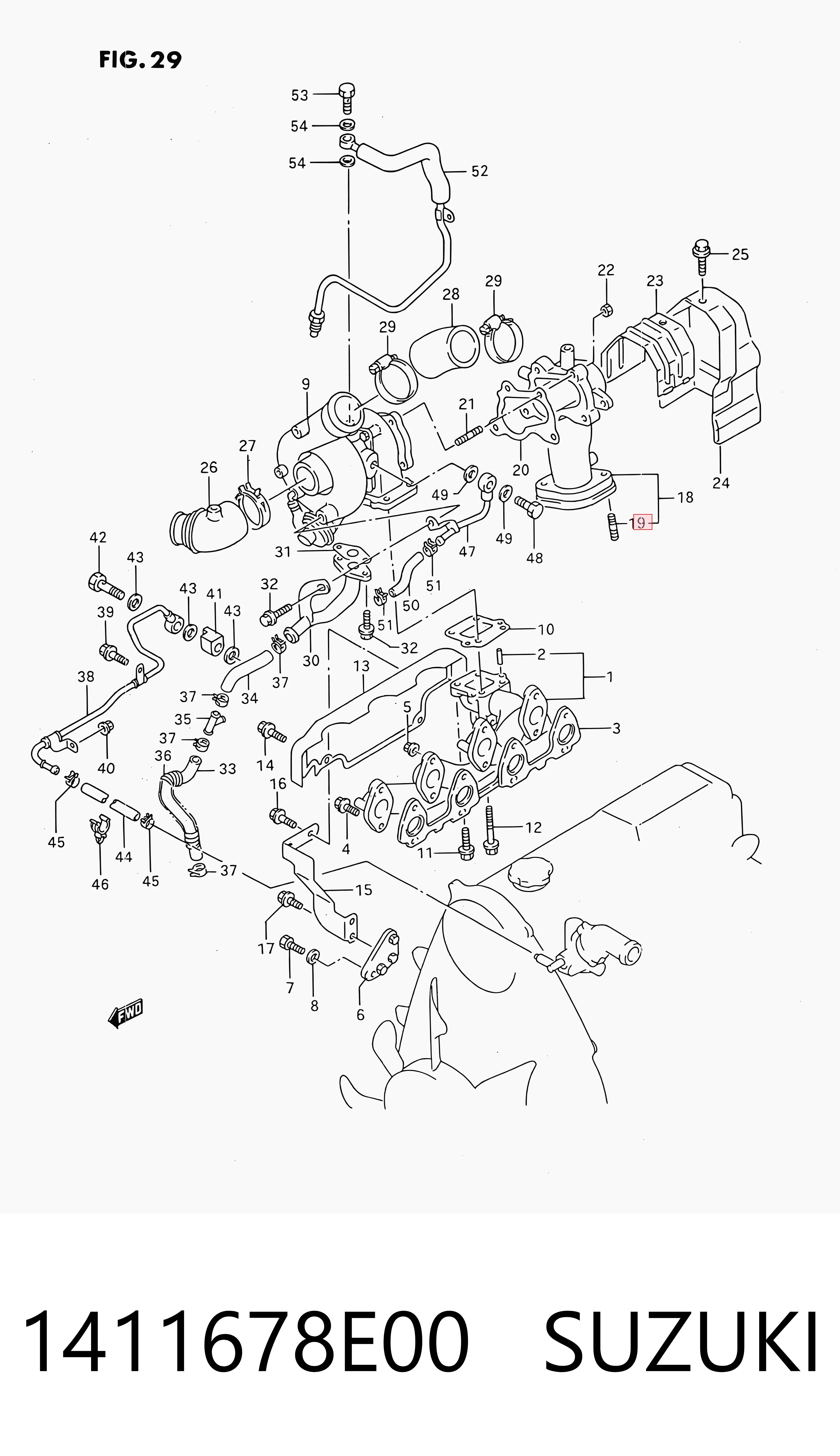 1411678E00 Suzuki