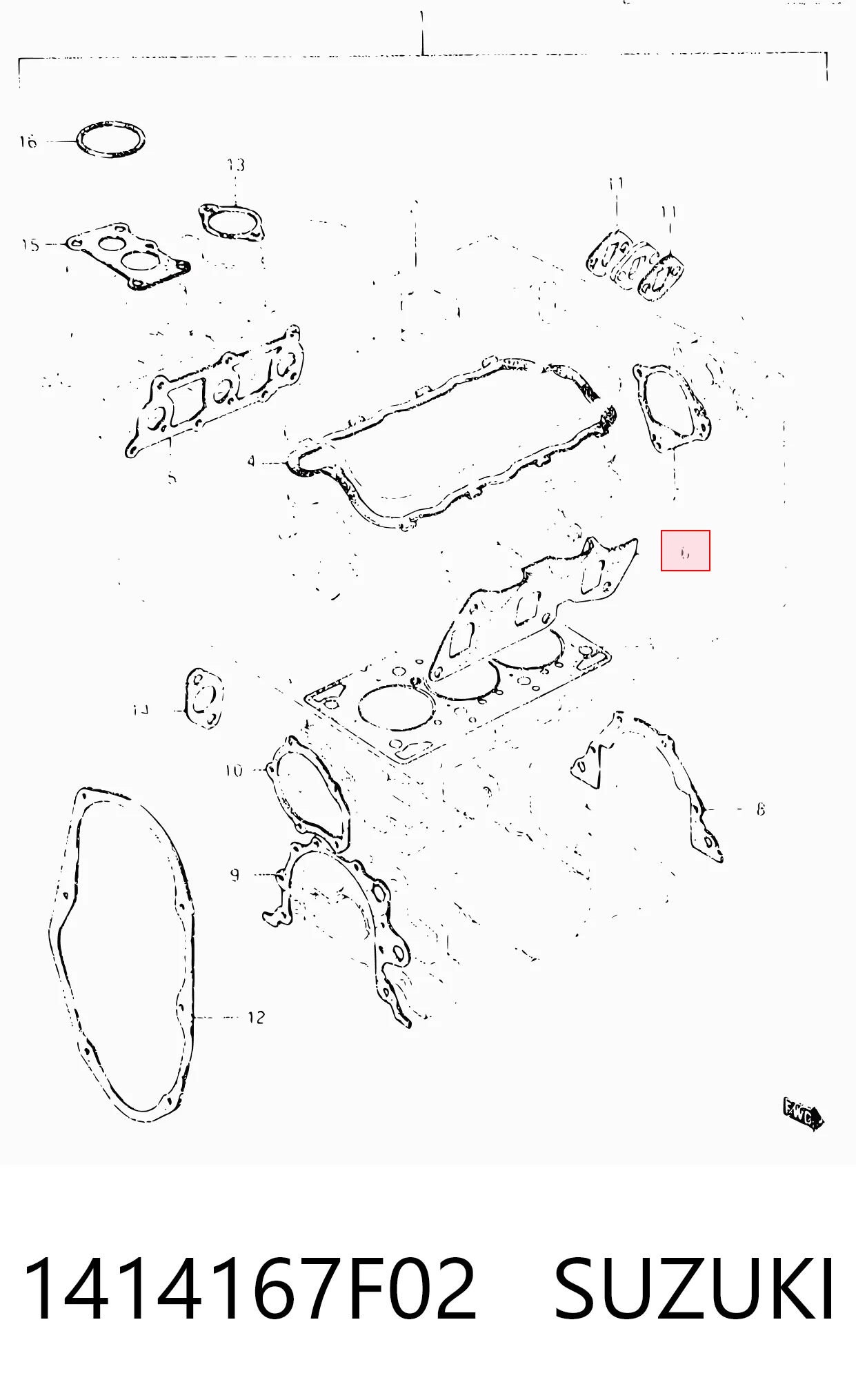 1414167F02 Suzuki