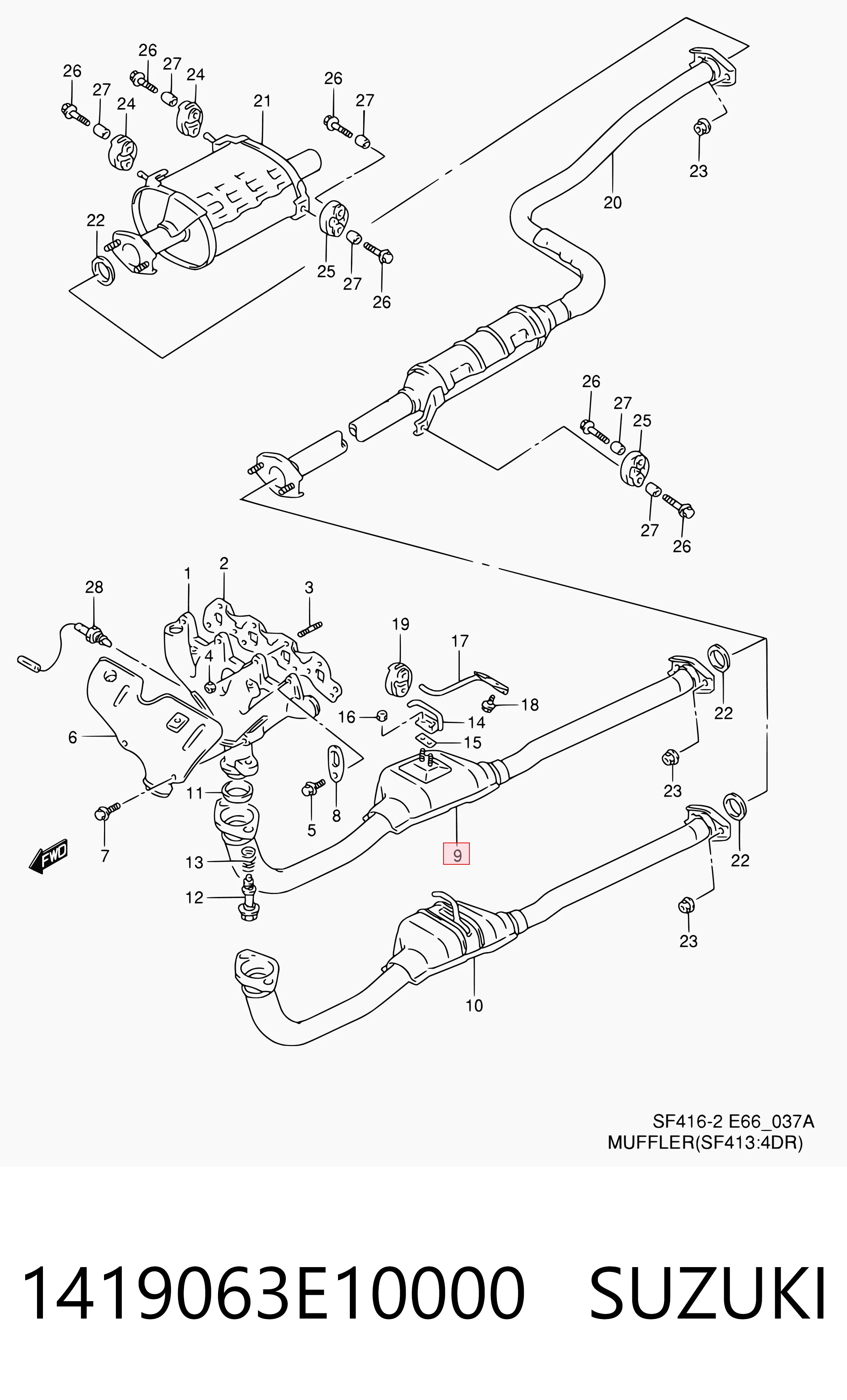 Comprar Convertidor catalítico Swift II AH, AJ