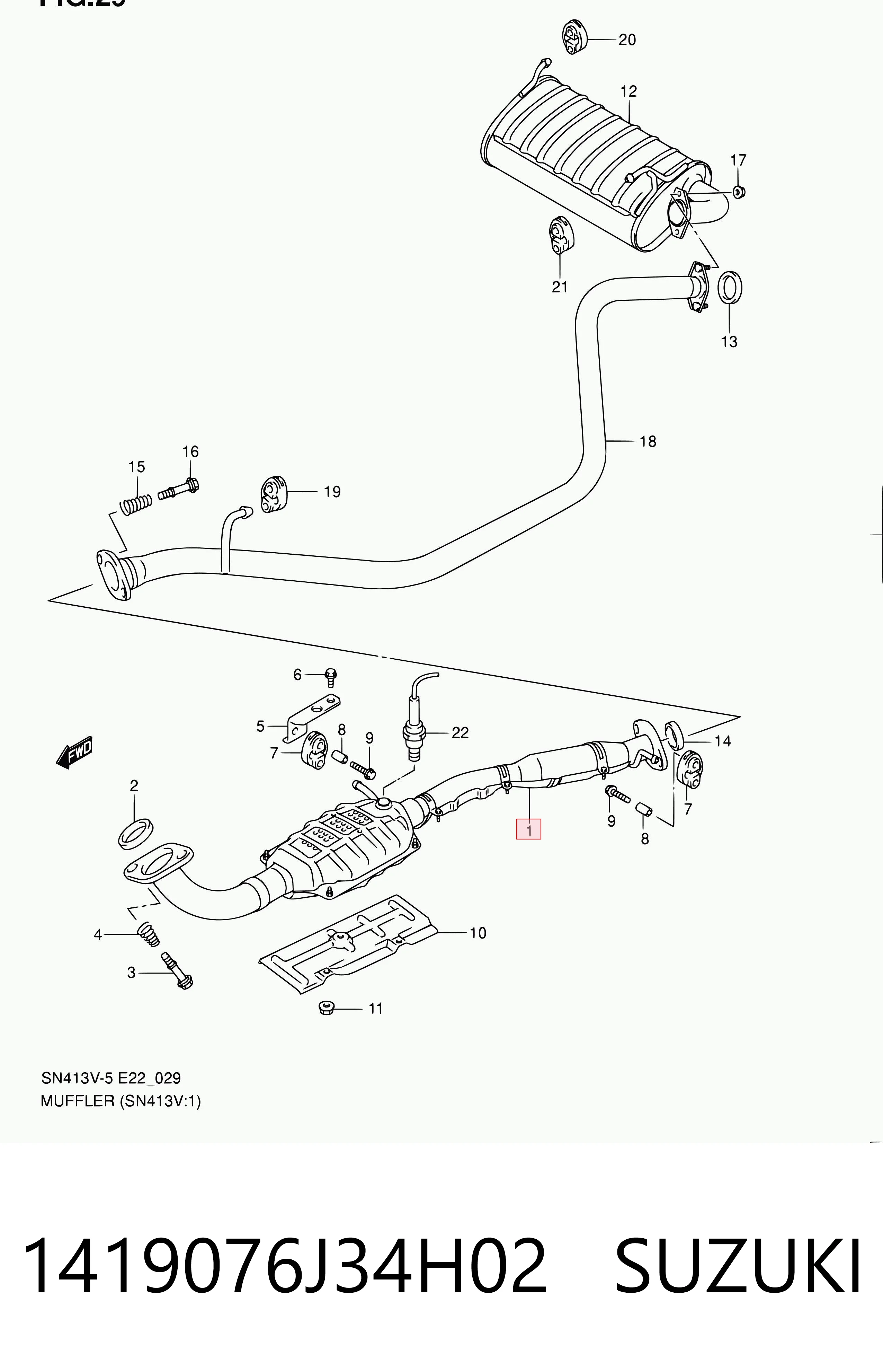 Convertidor catalítico Jimny SUV (1998-2018) original desde 202,65 €