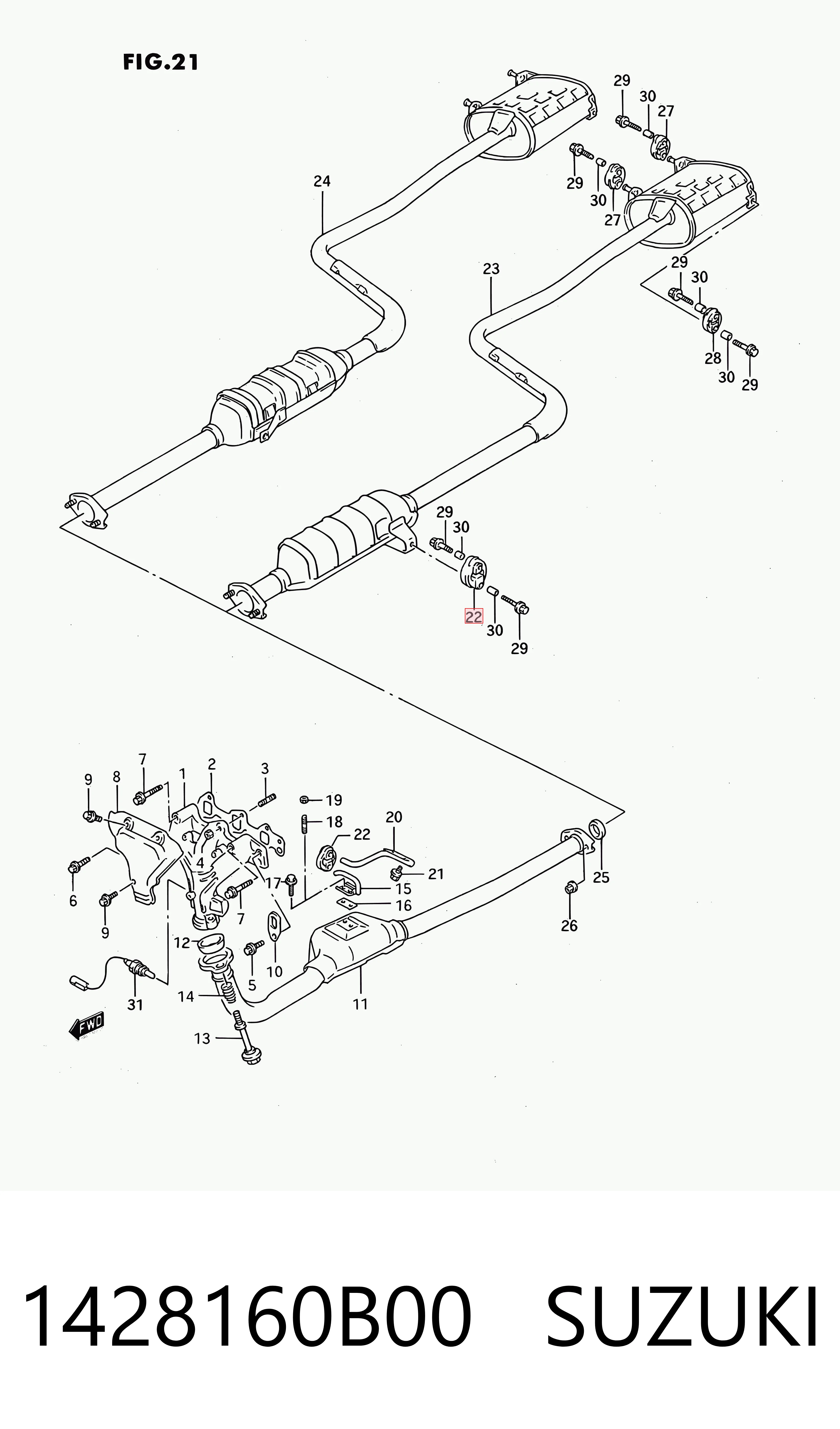 1428160B00 Suzuki