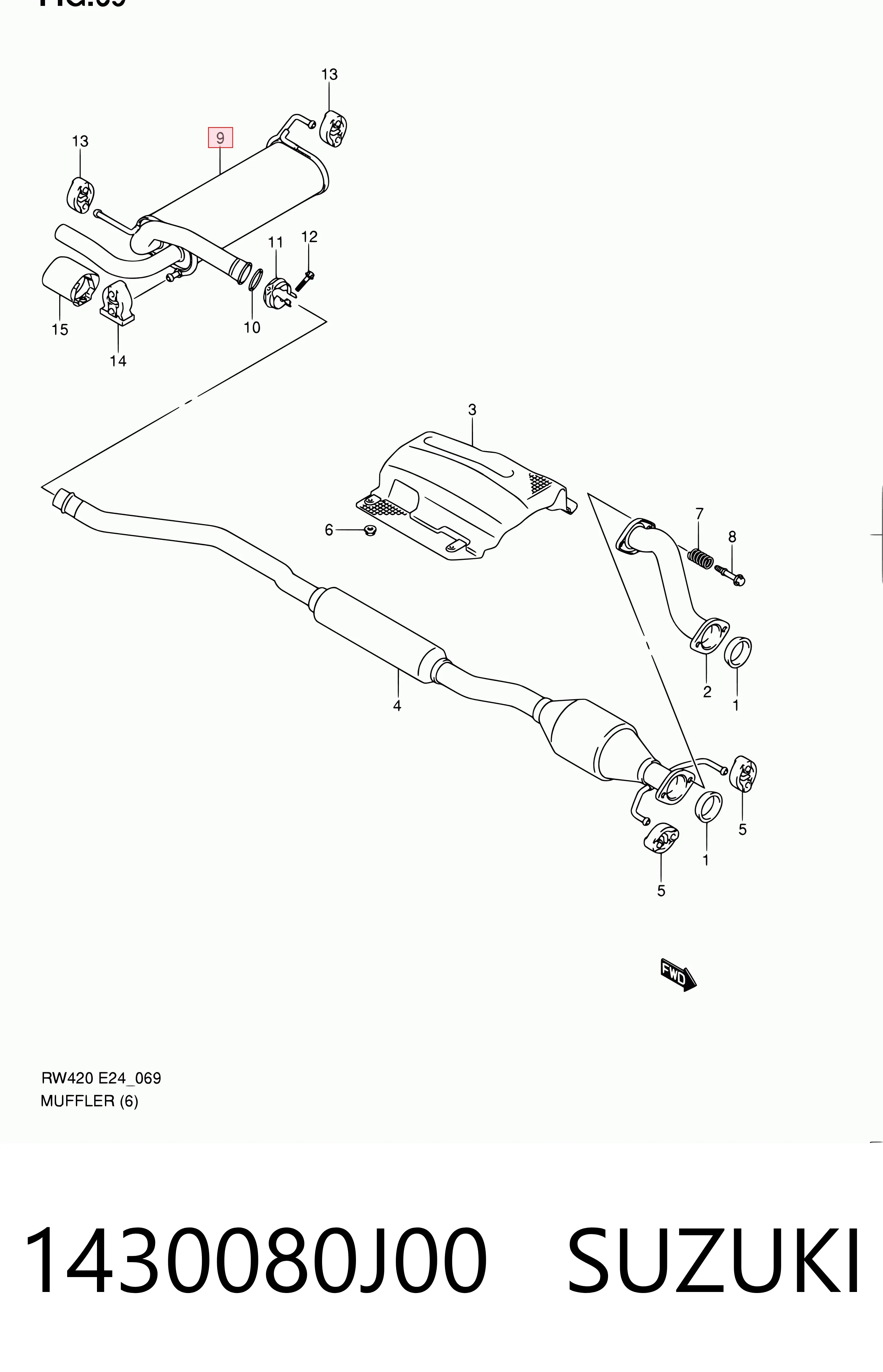 Comprar Silenciador trasero Suzuki SX4  GY