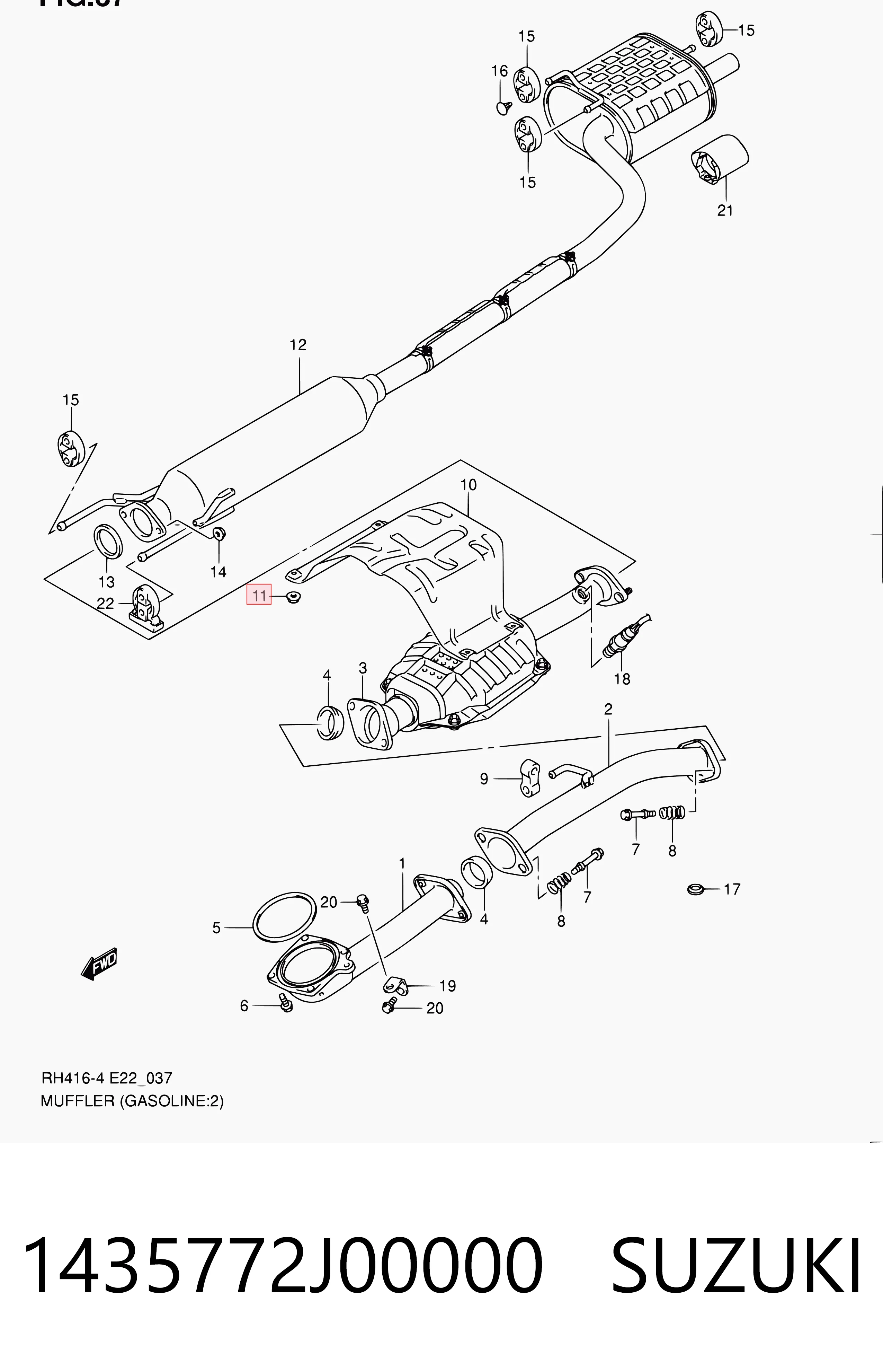 1435772J00000 Suzuki