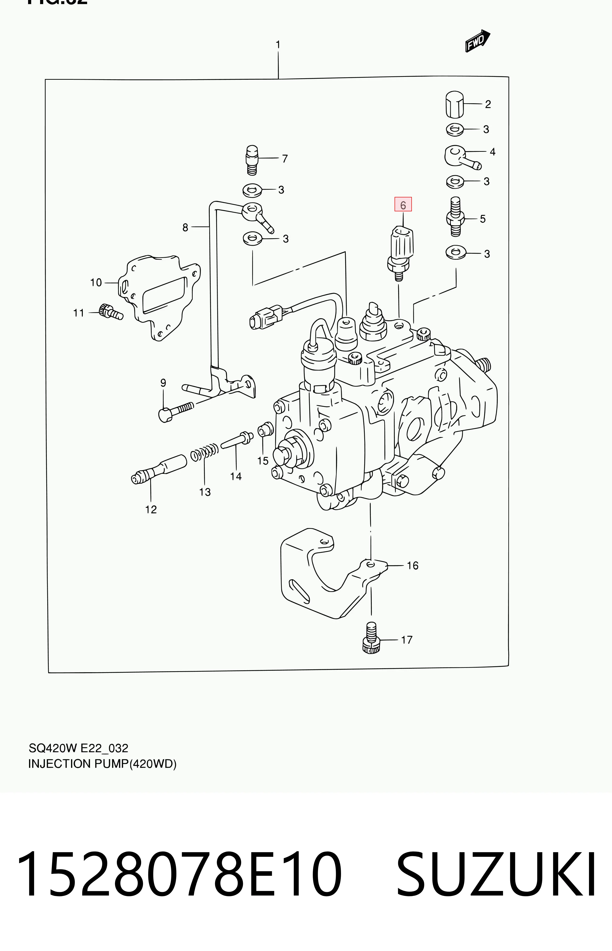 1528078E10 Suzuki