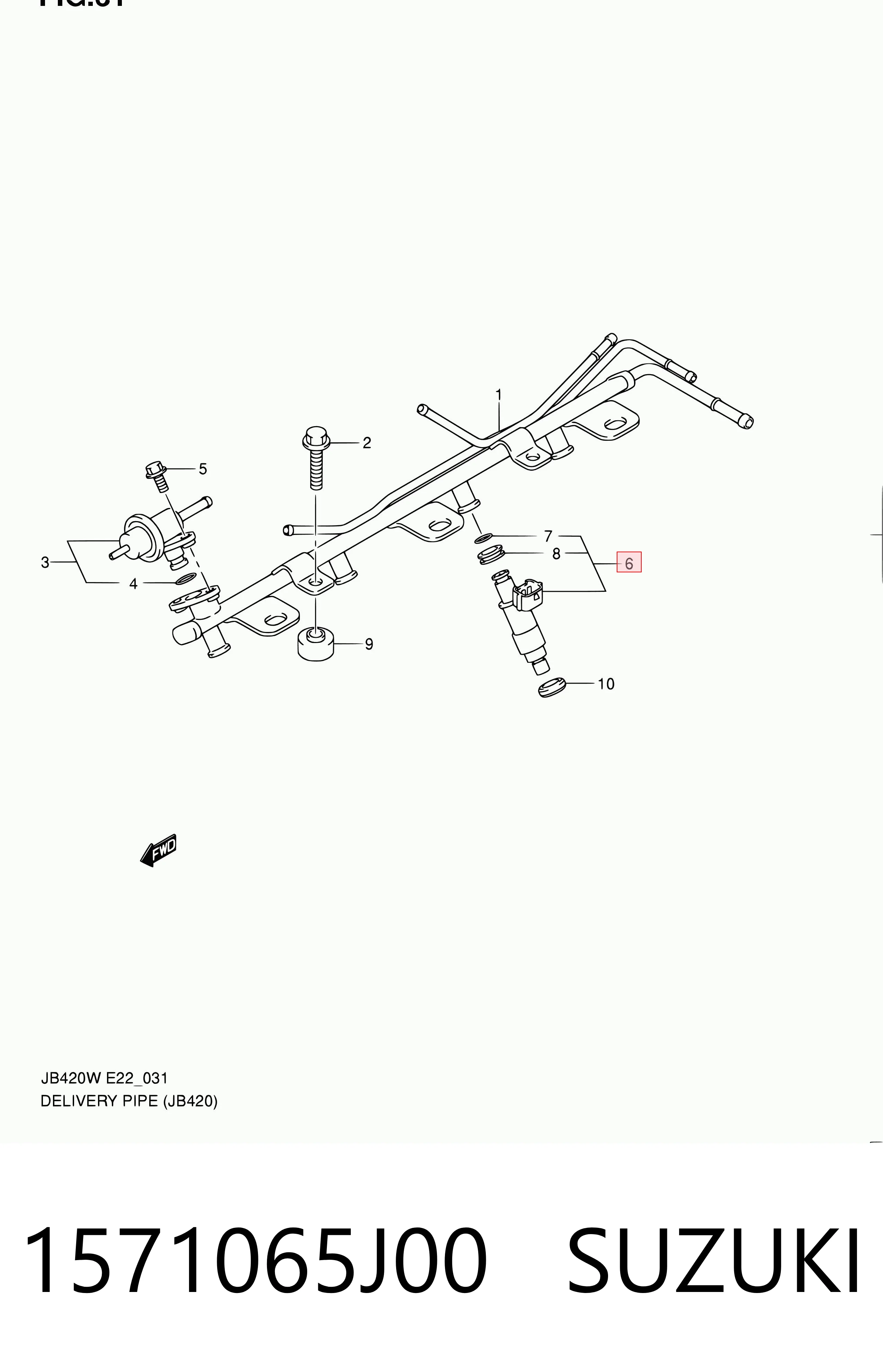 Inyectores Suzuki 1571065J00 precio, desde 149,49 EUR