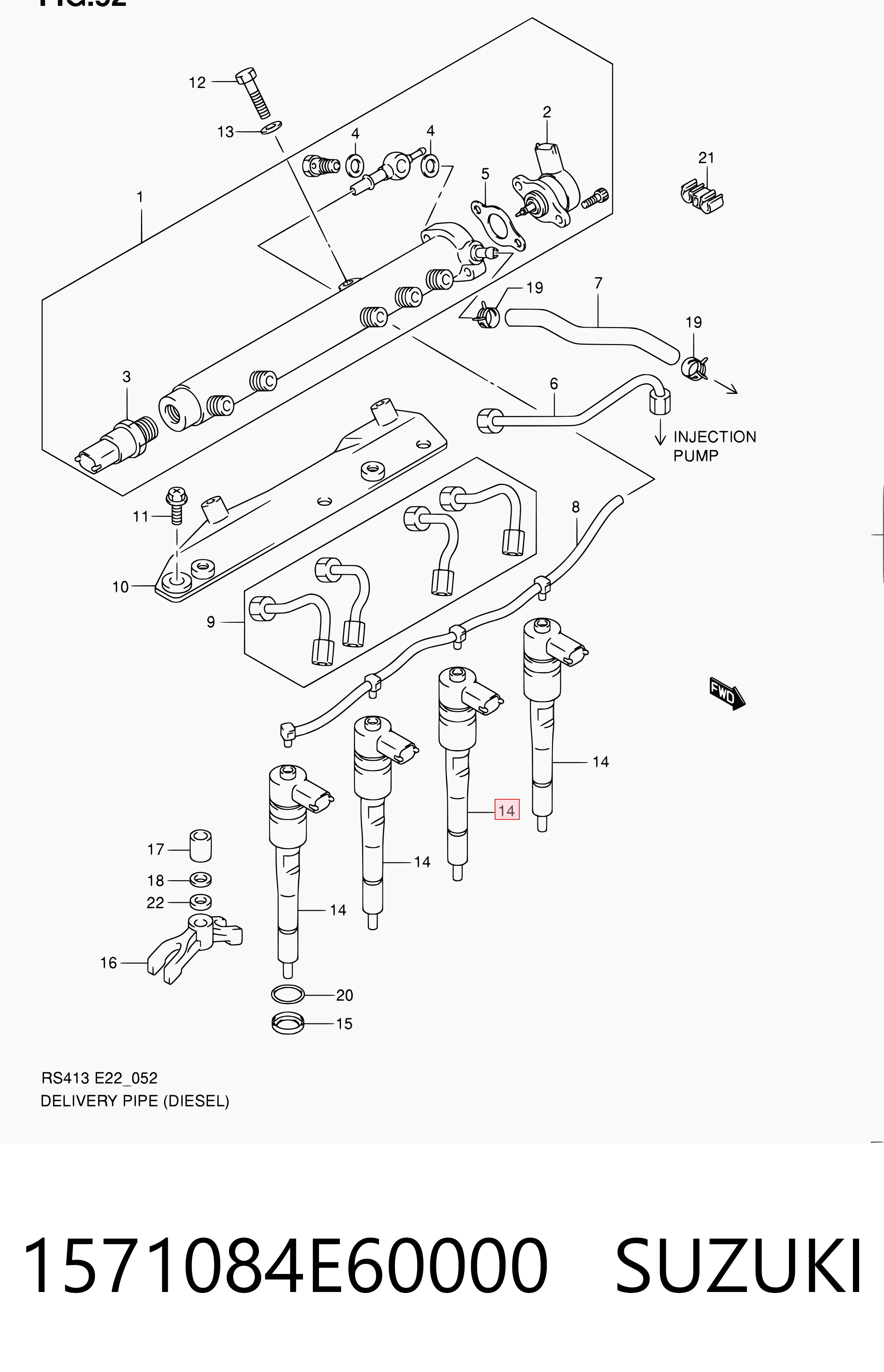 986435078 Bosch Inyector de combustible