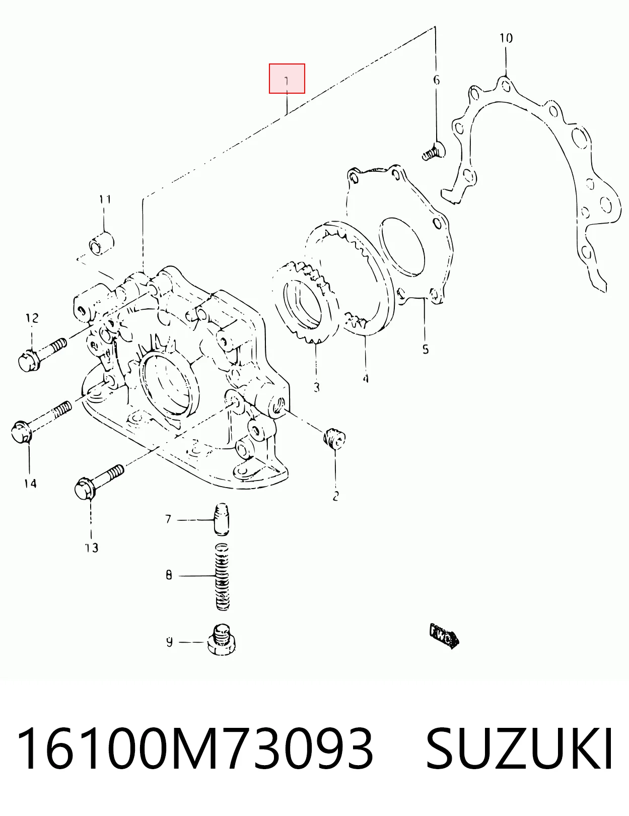 16100M73093 Suzuki