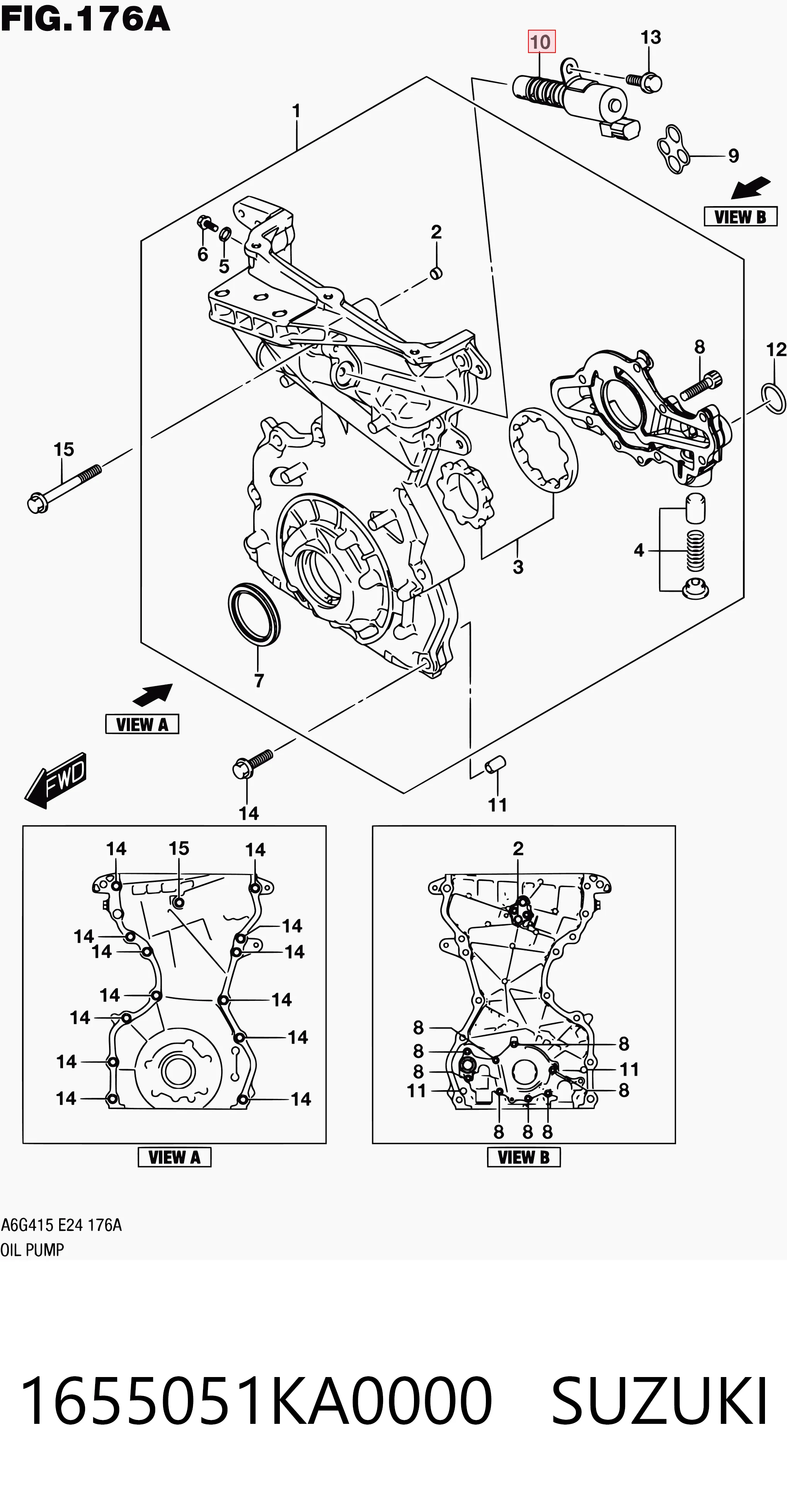 1655051KA0000 Suzuki Válvula control, ajuste de levas