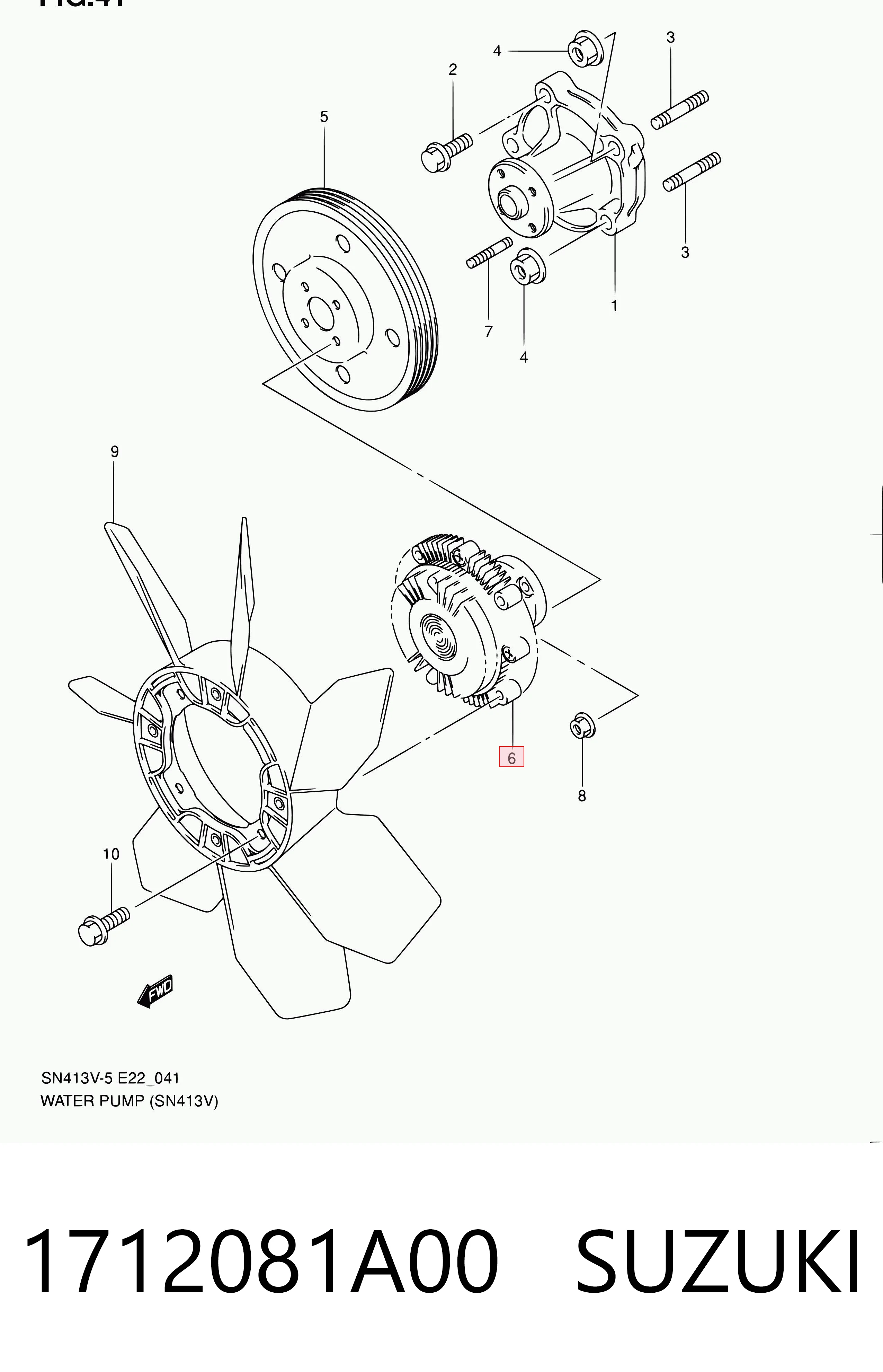 1712081A00 Suzuki