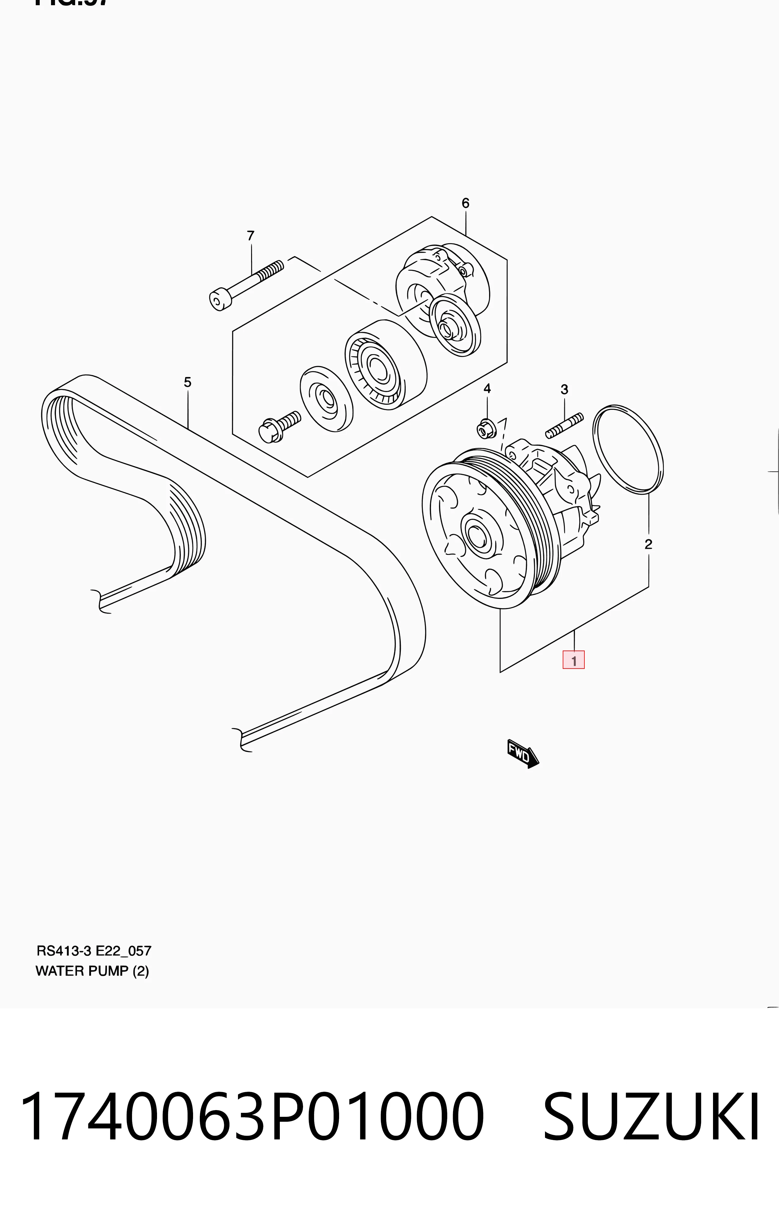 Comprar Bomba de agua Fiat Panda II 169A a bajo precio