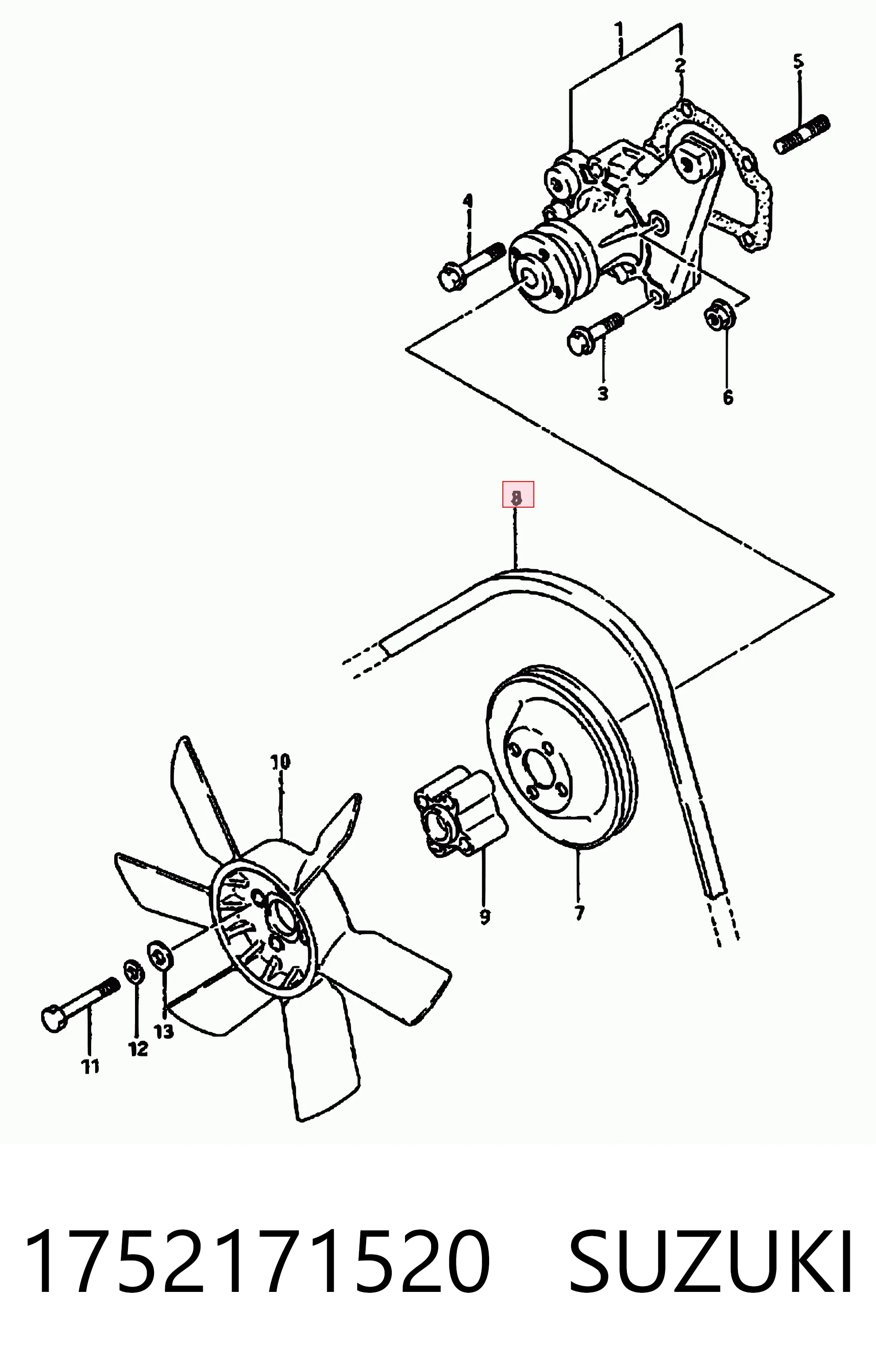 7700706942 Renault (RVI) Correa poly v