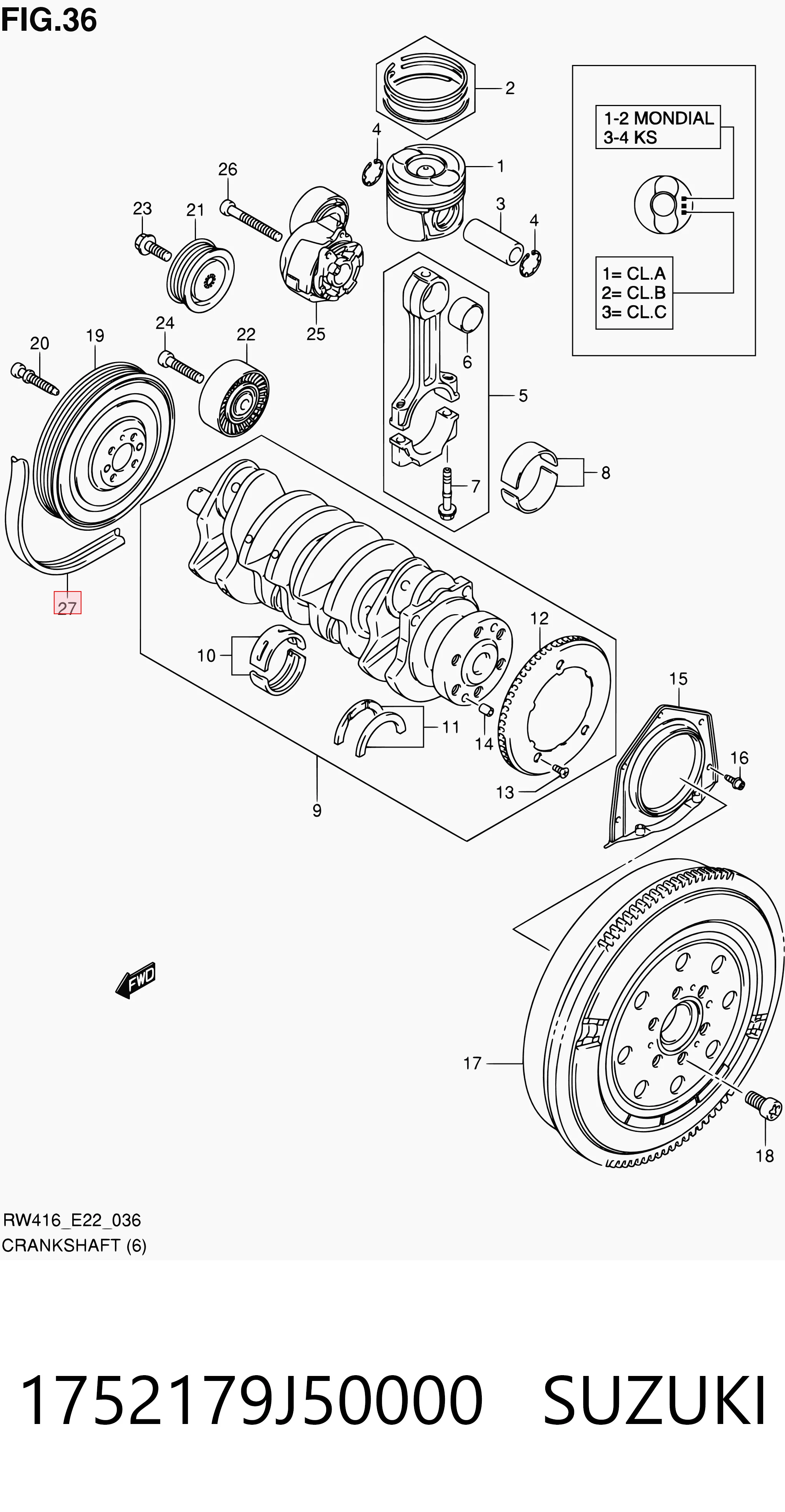1752179J50000 Suzuki