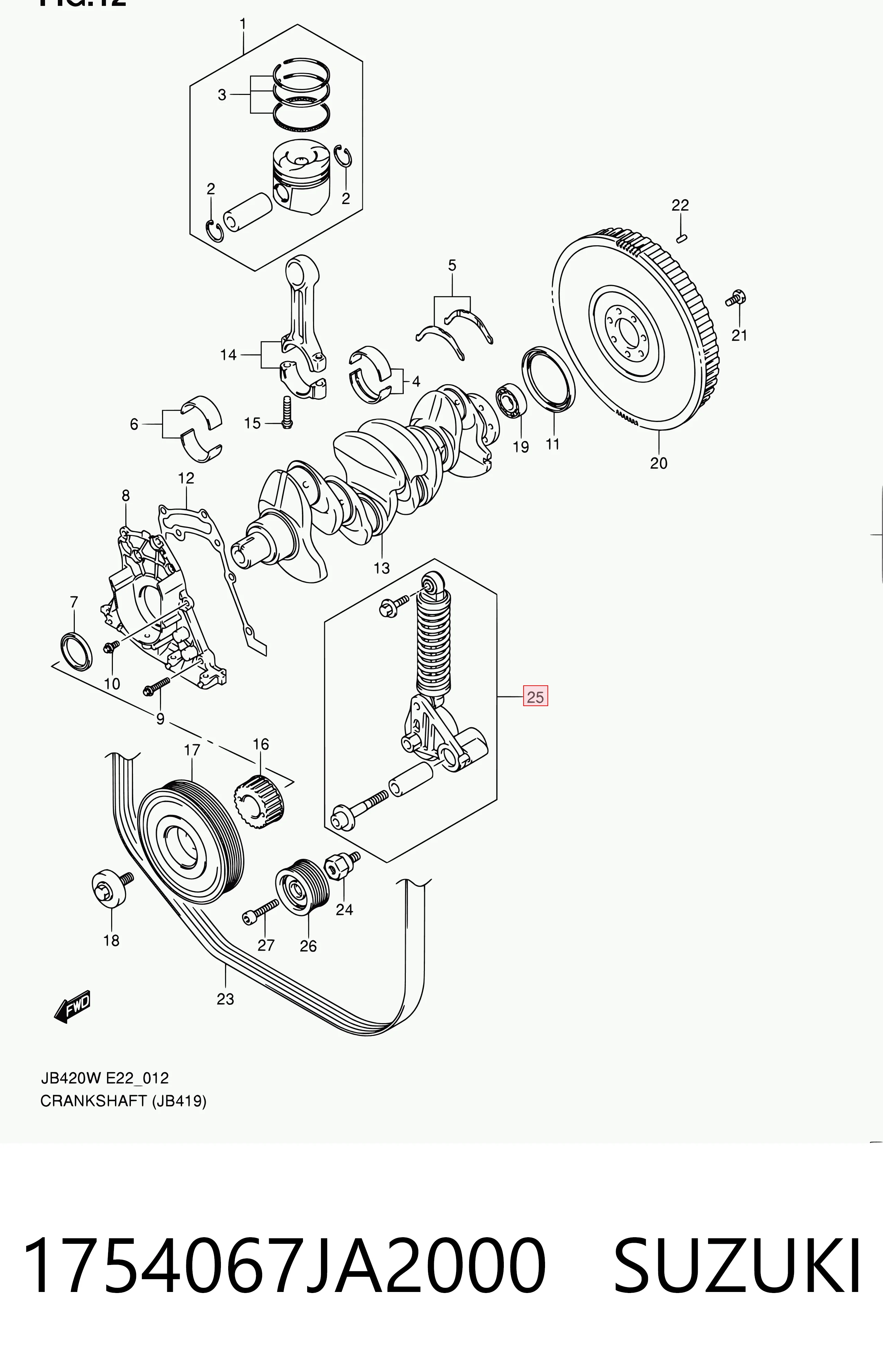 1754067JA2000 Suzuki