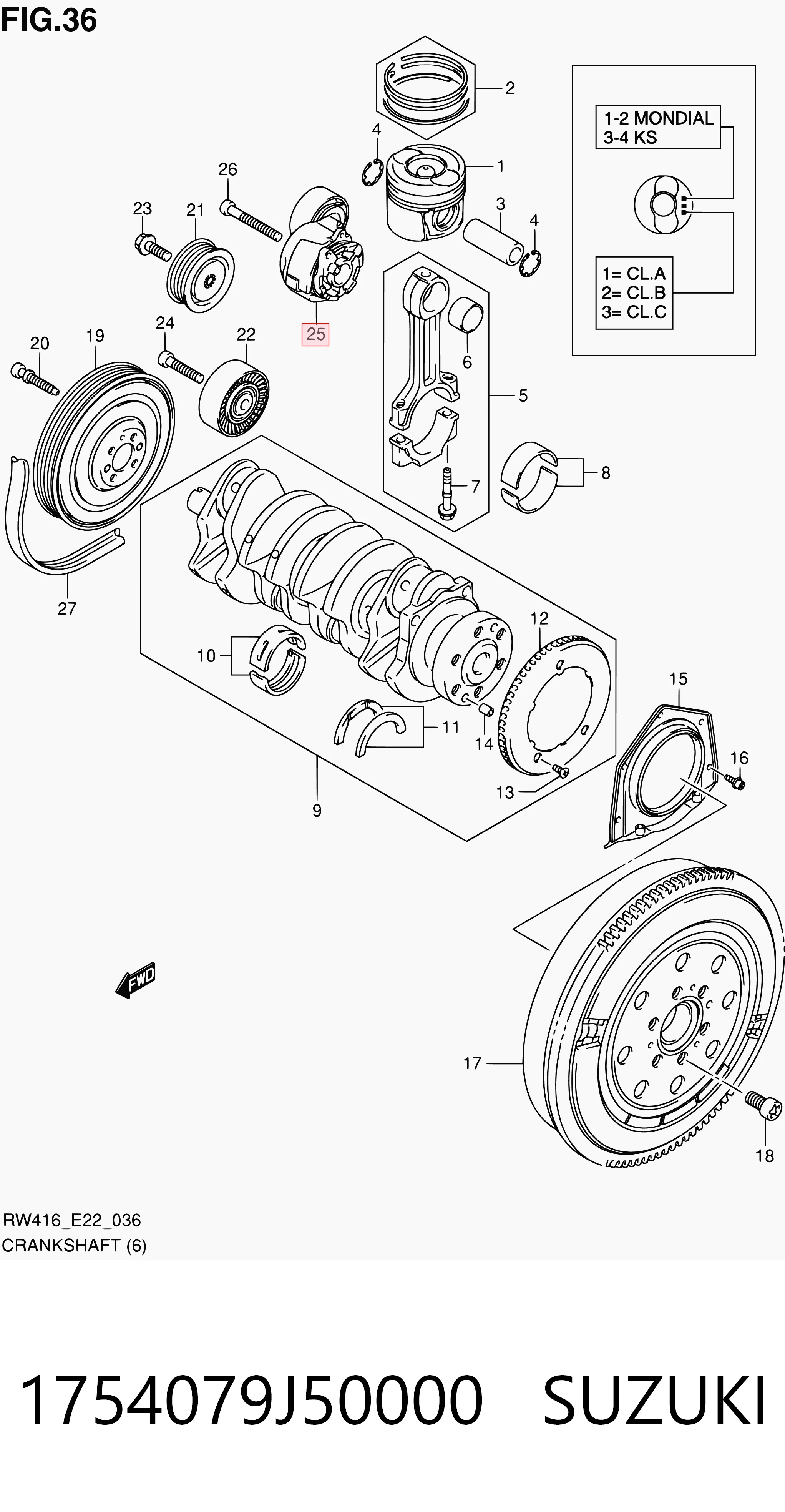 1754079J50000 Suzuki