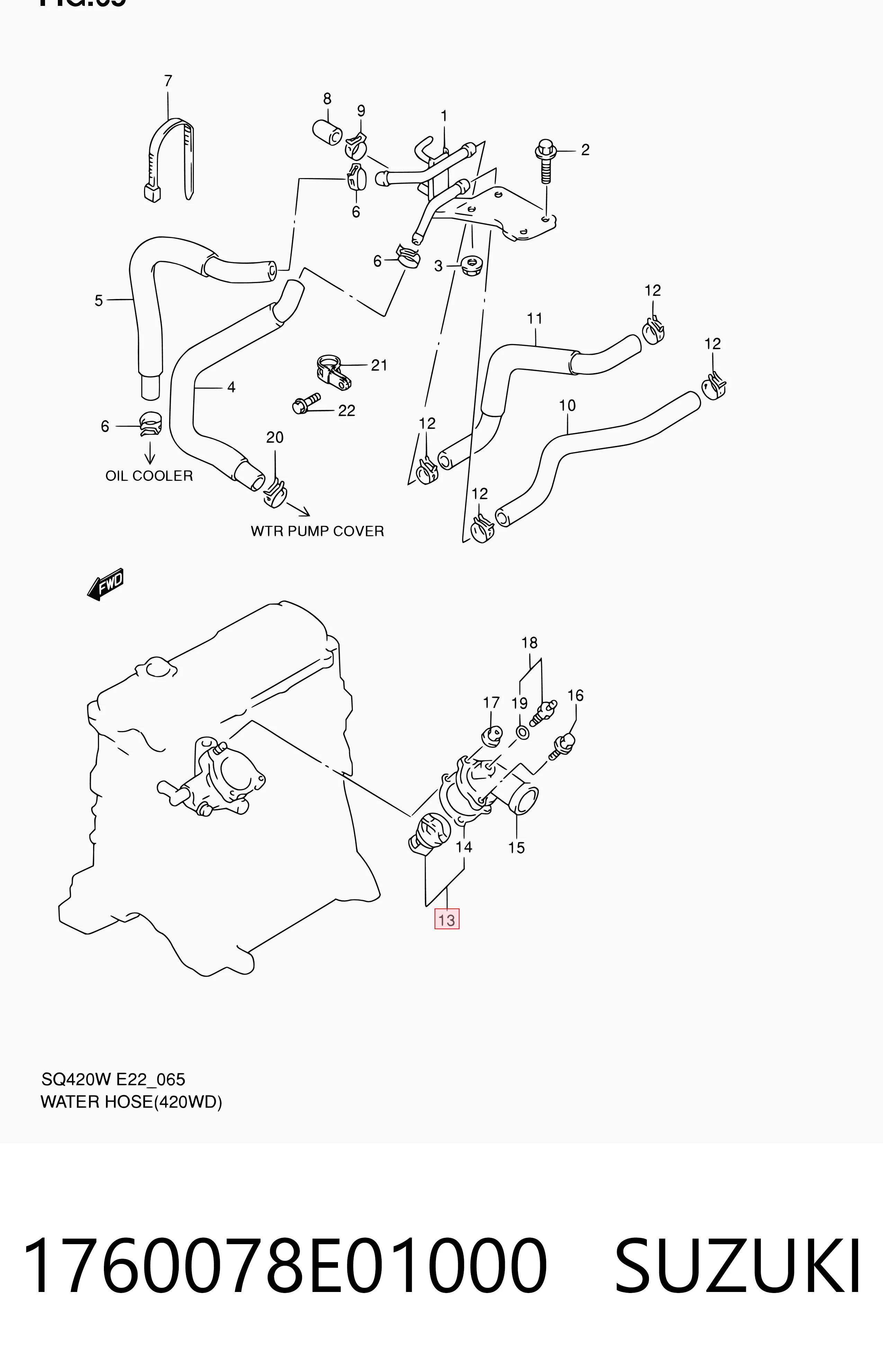 Termostato refrigerante KIA Sportage  (K00)