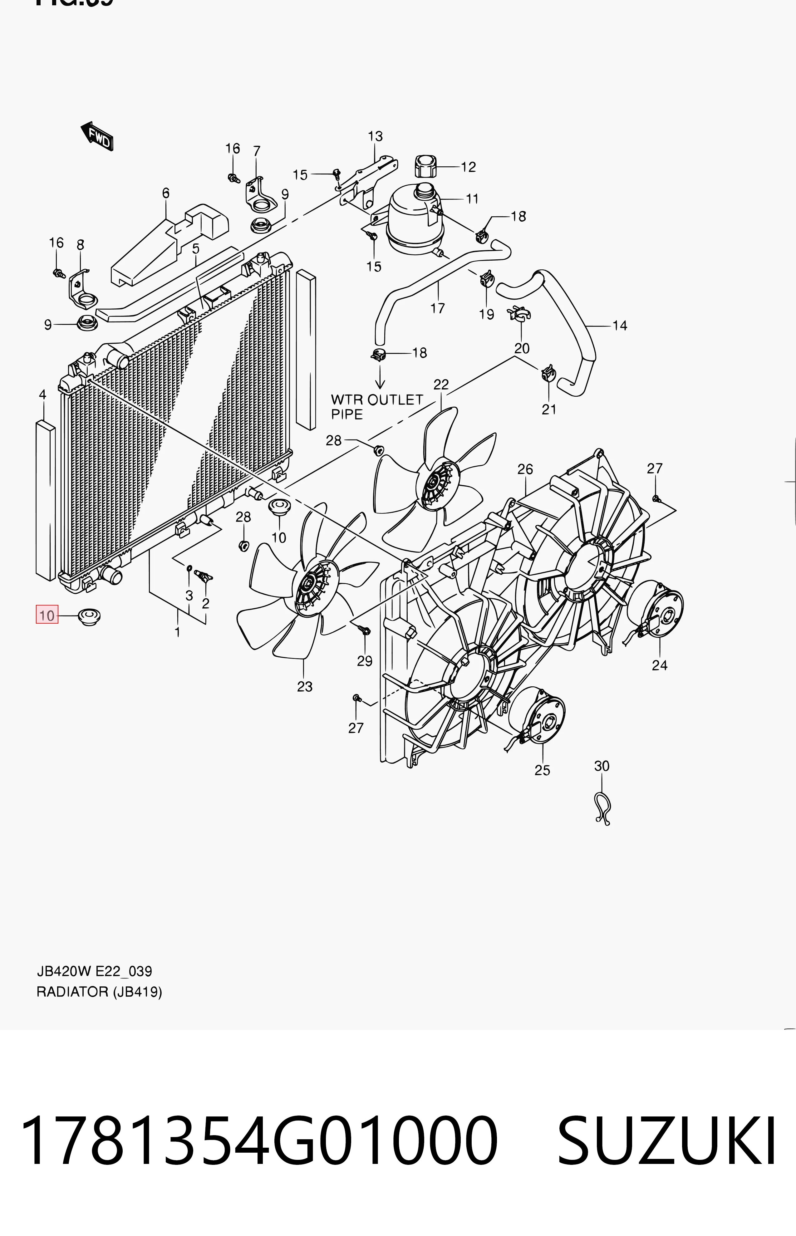 1781354G01000 Suzuki