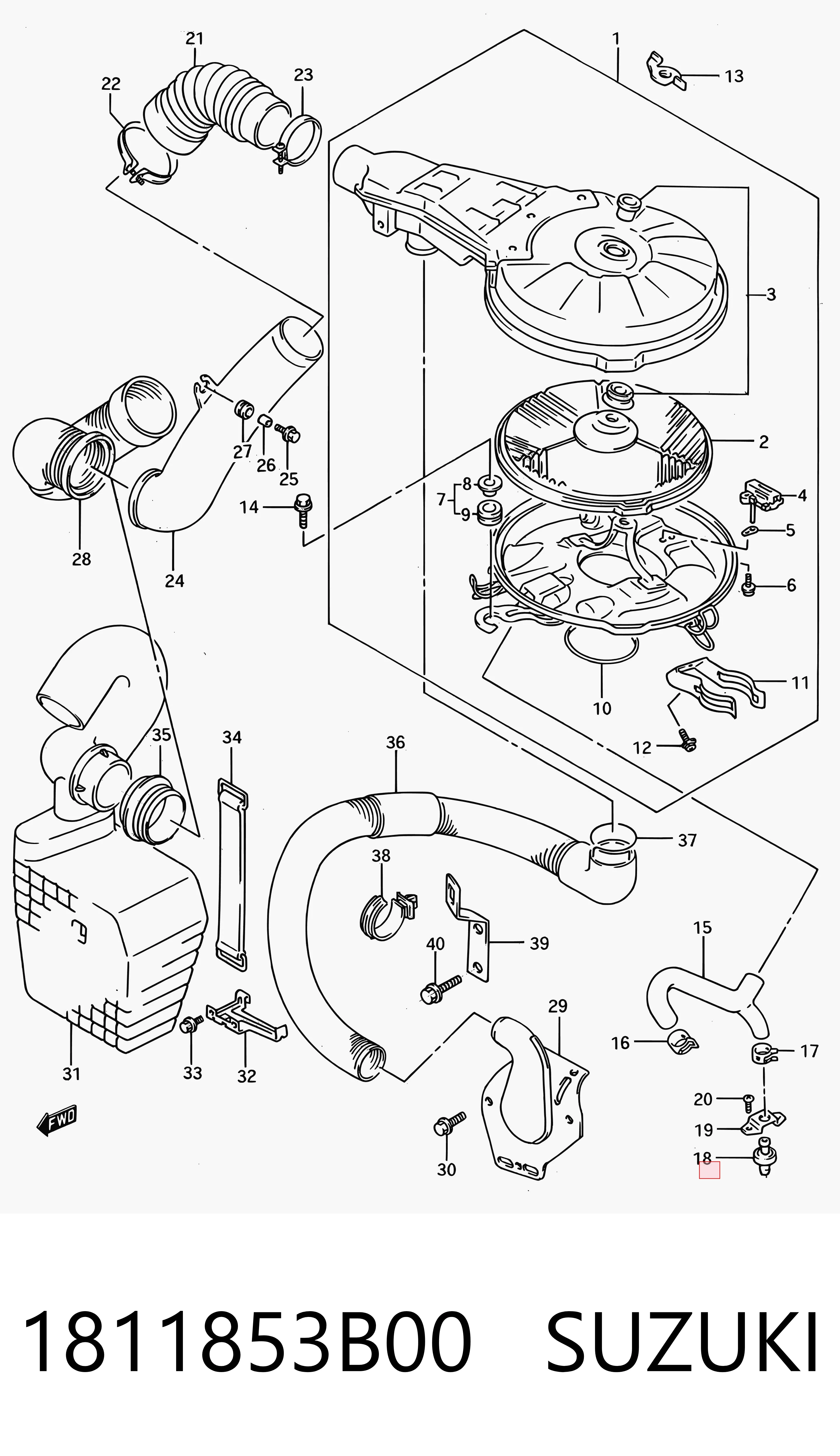 Comprar Válvula PCV de ventilación de gases del cárter Suzuki Swift II EA a bajo precio