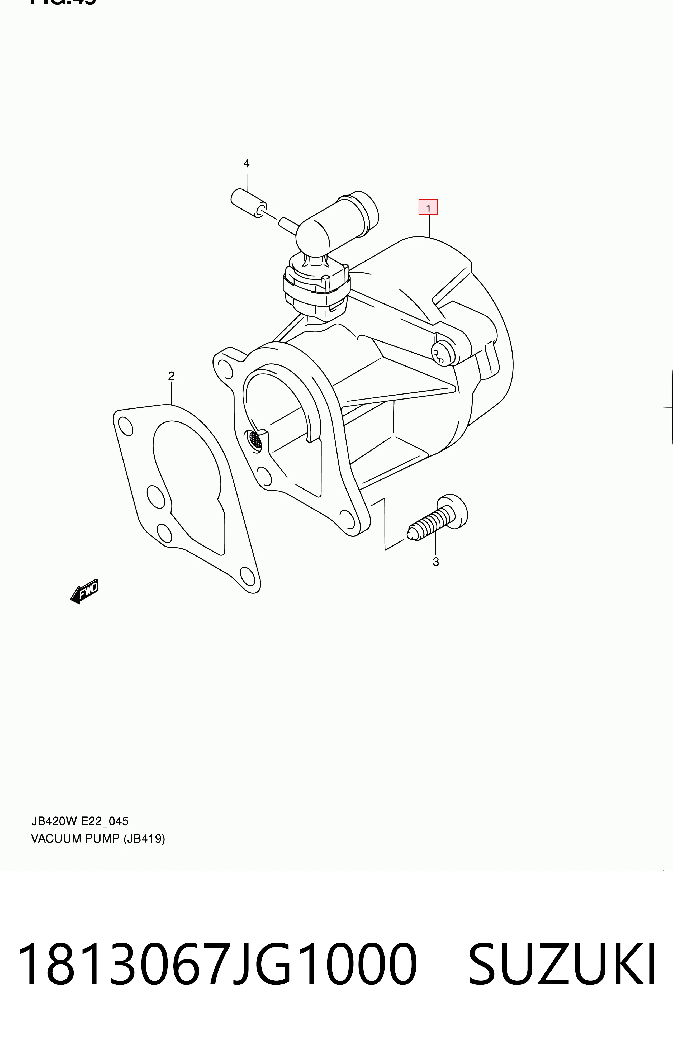 Bomba de vacío del sistema de frenado Bosch 1813067JG0 precio, desde 121,97 EUR