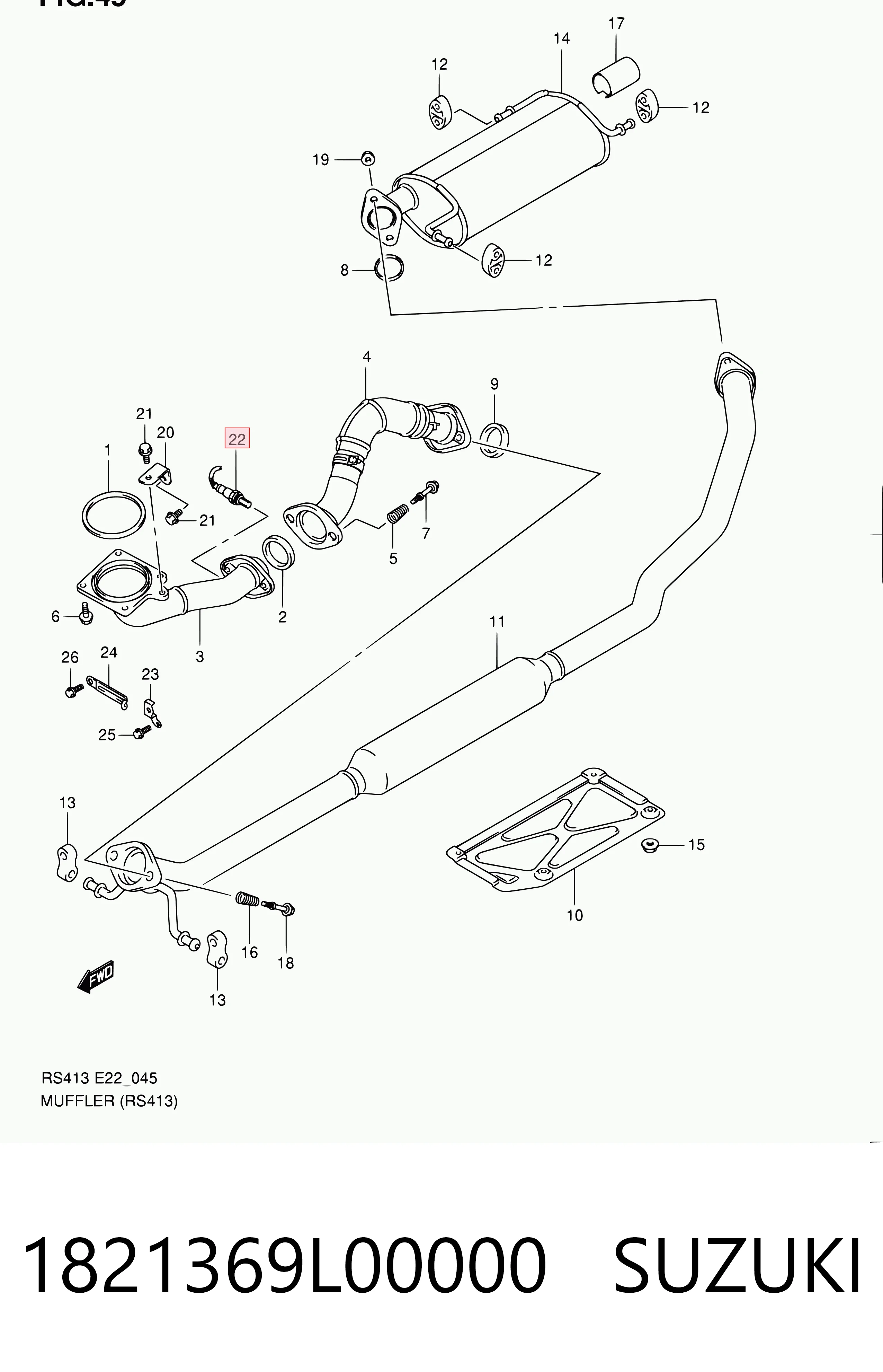 1821369L00000 Suzuki