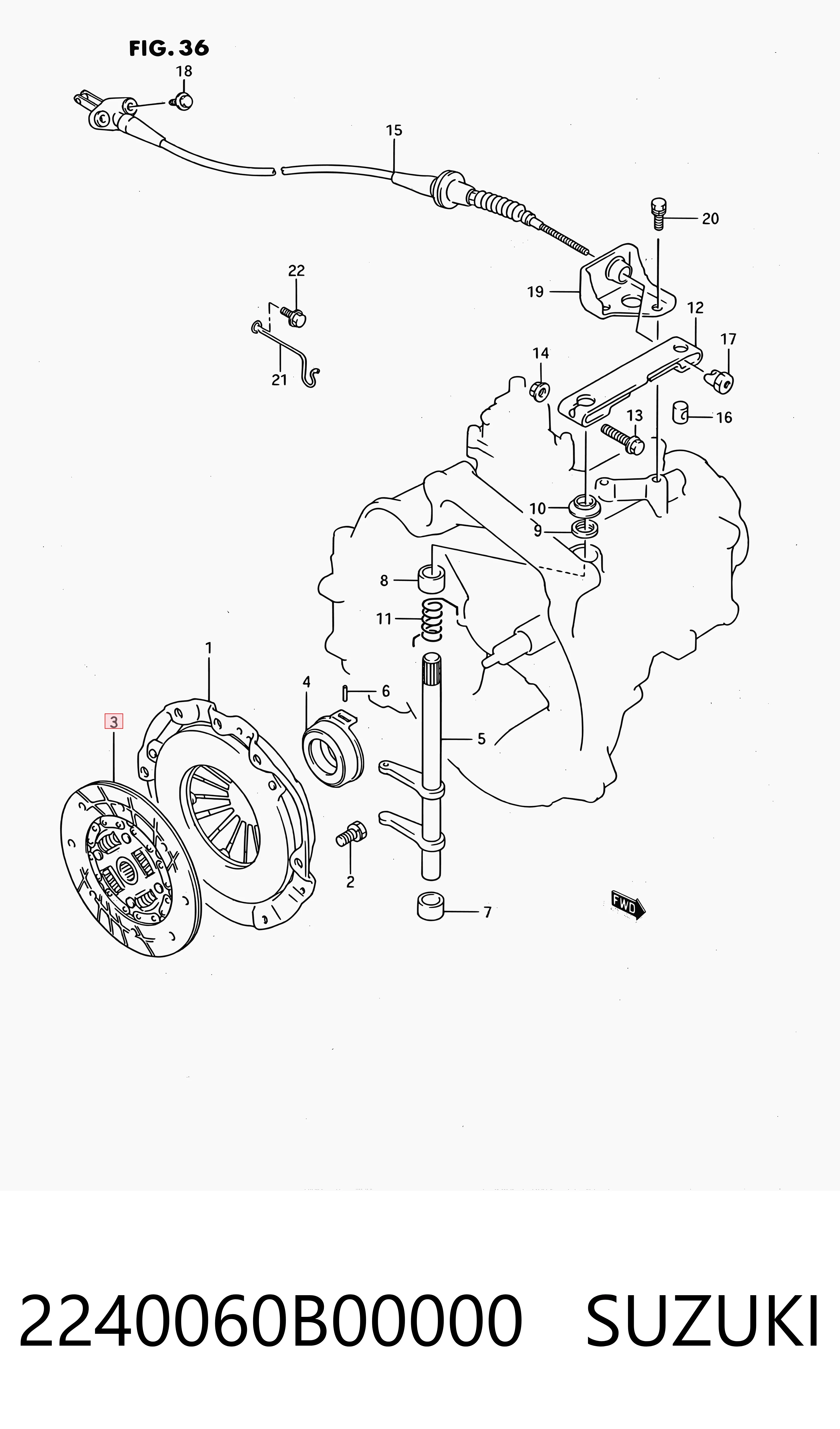 Comprar Disco de embrague Suzuki Swift II EA a bajo precio