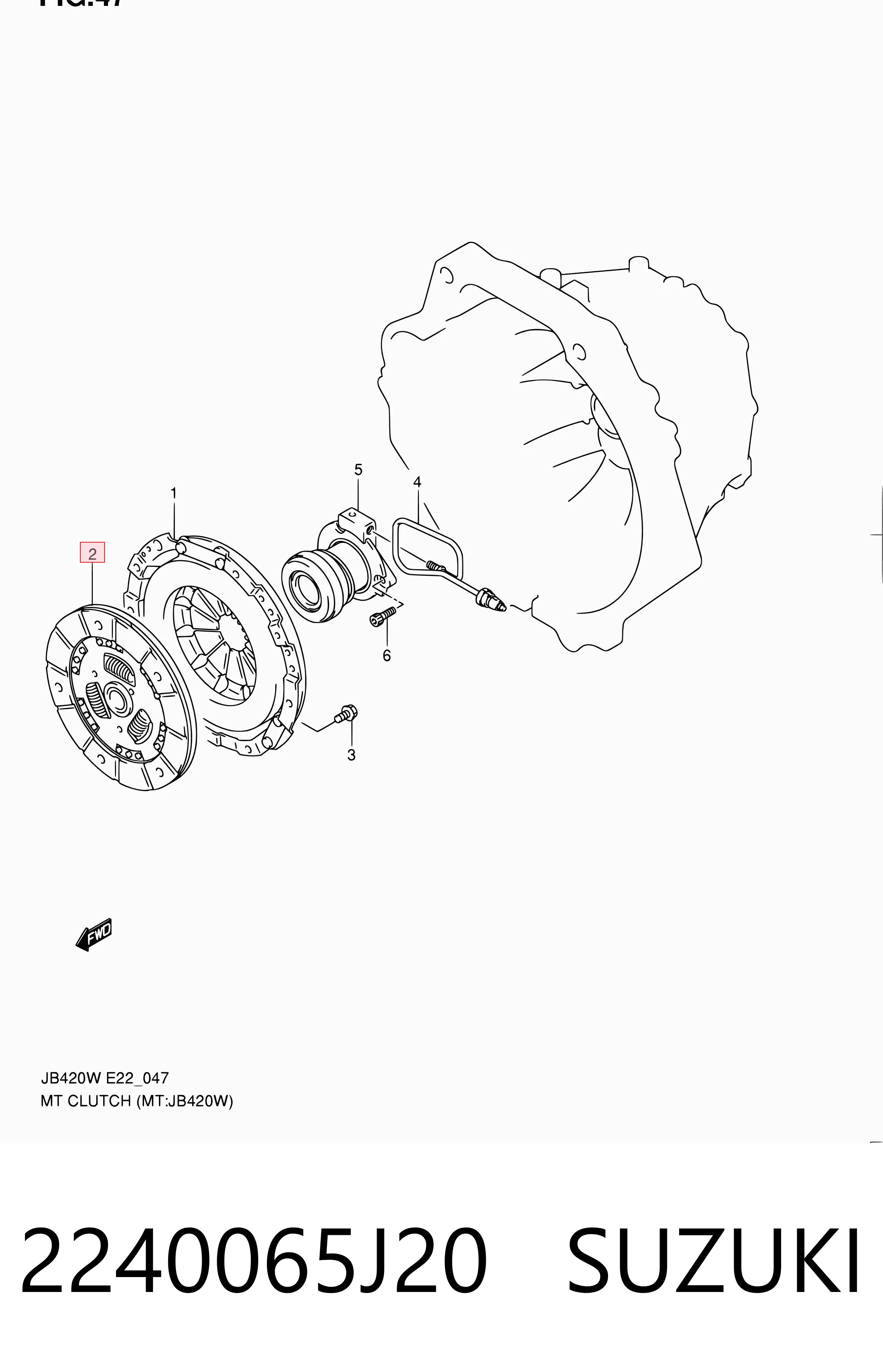 2240065J20 Suzuki