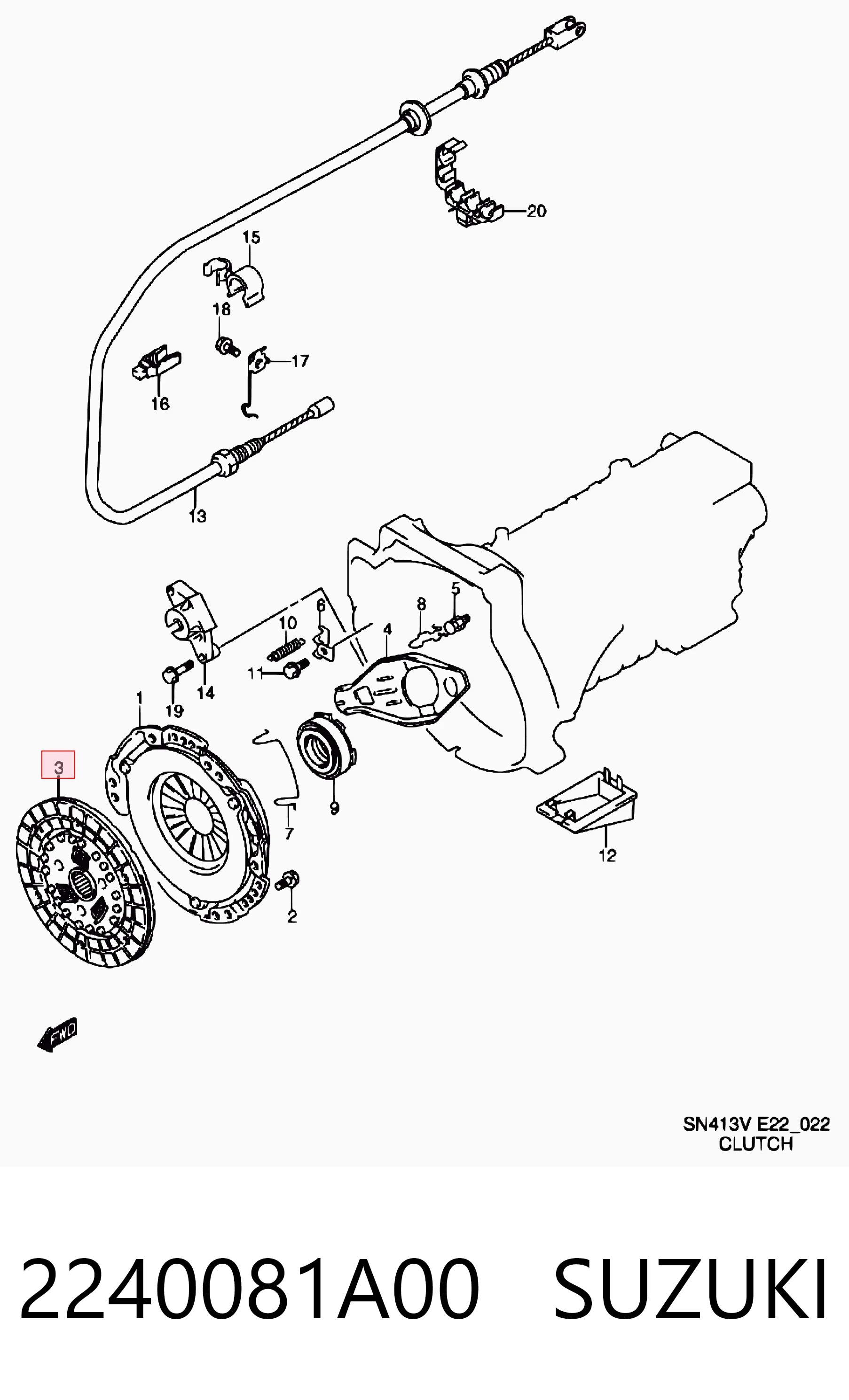 2240081A00 Suzuki
