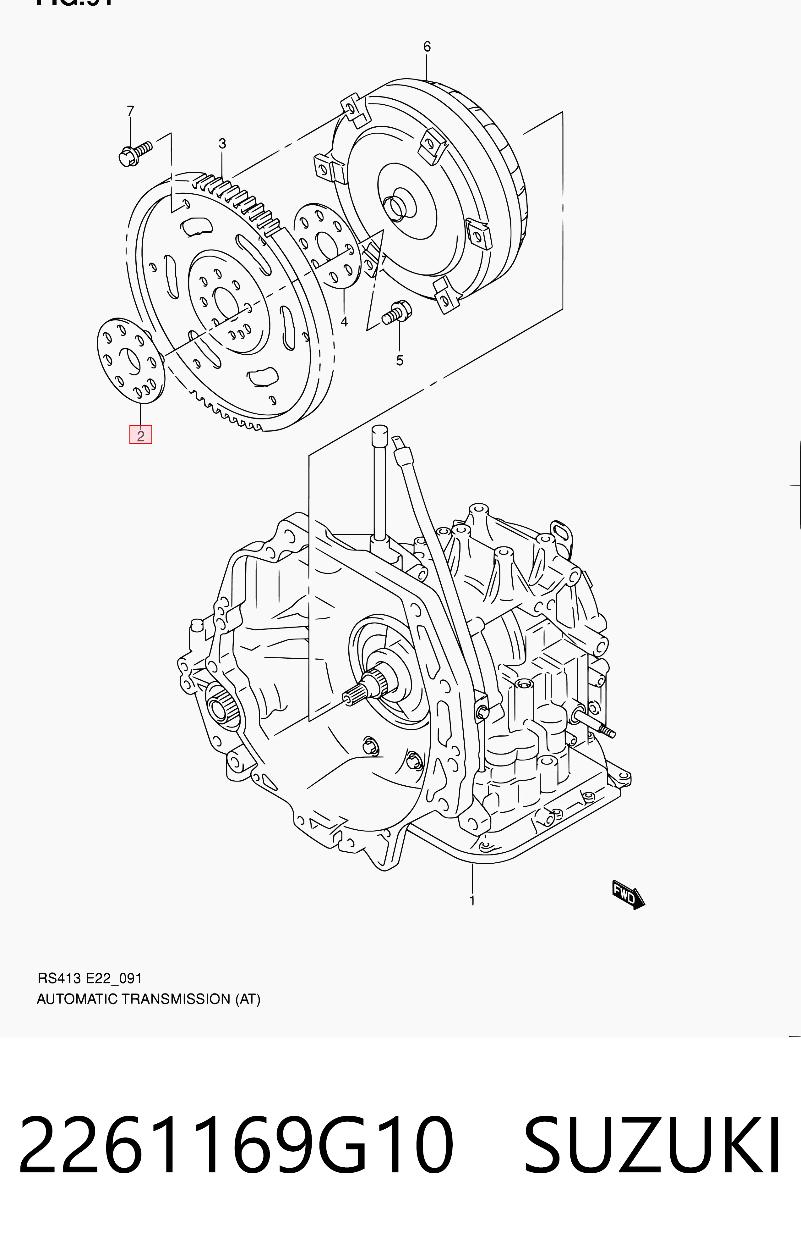 2261169G10 Suzuki