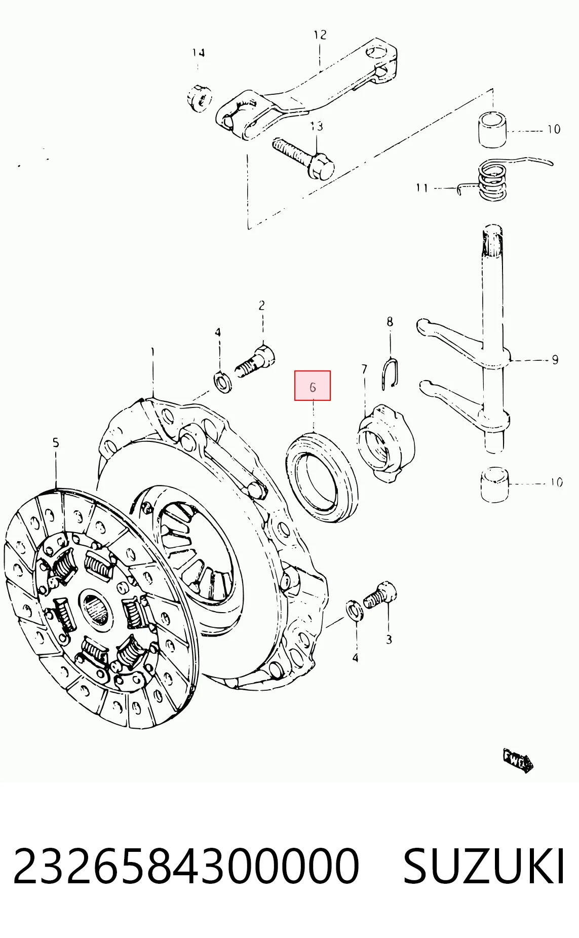 Comprar Cojinete de embrague Suzuki Alto II EC a bajo precio