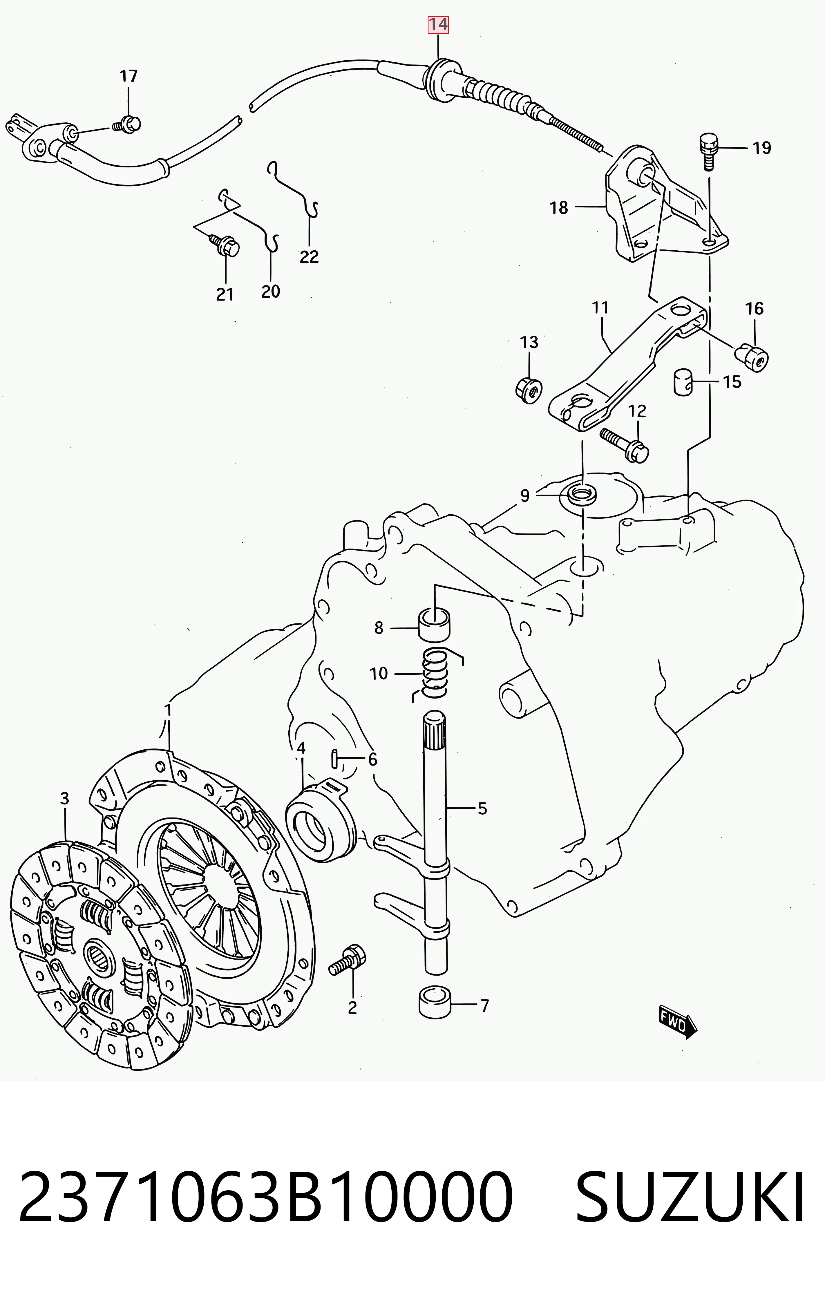 Cable embrague Suzuki Swift II hatchback comprar en España