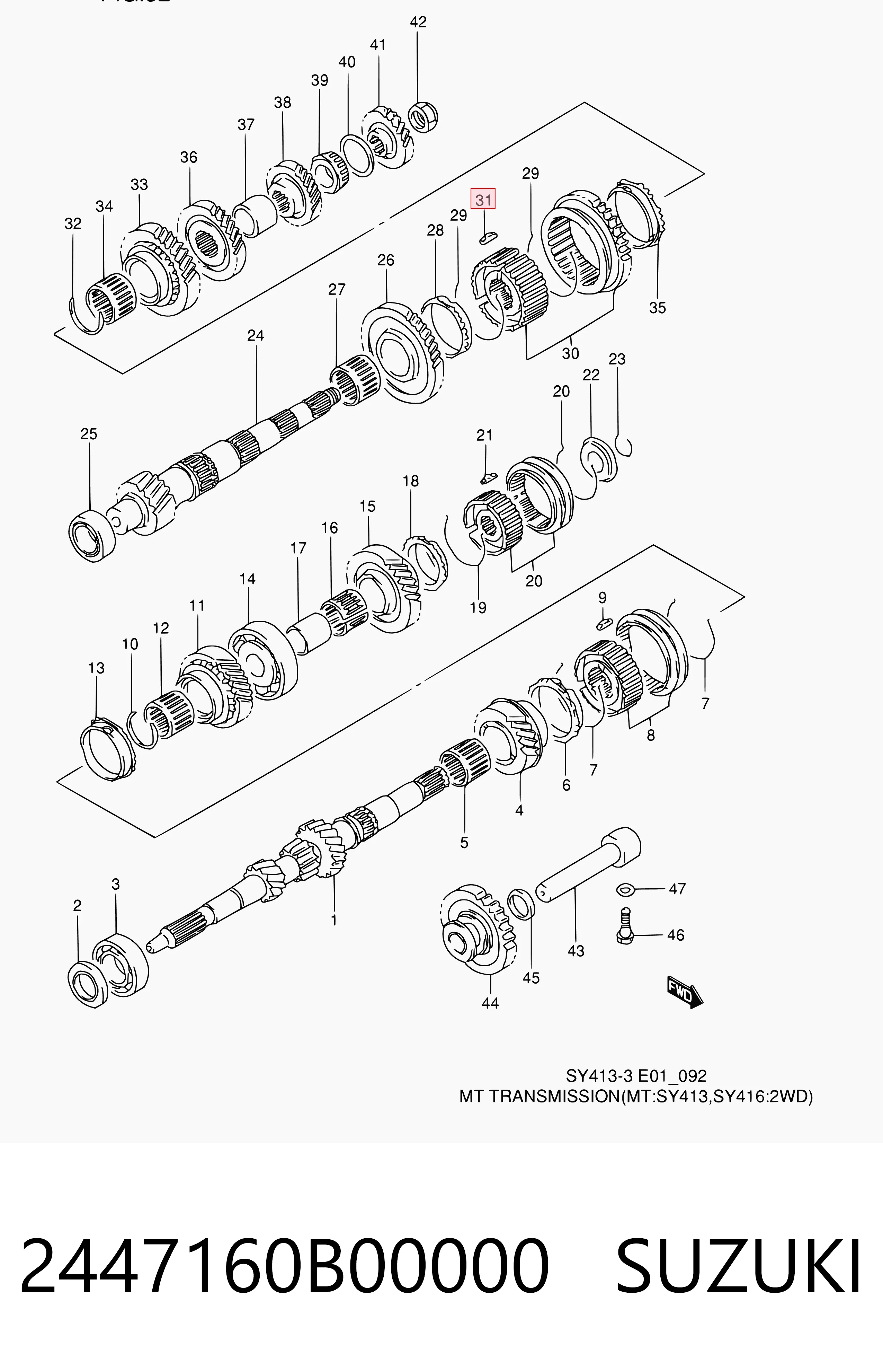 2447160B00000 Suzuki