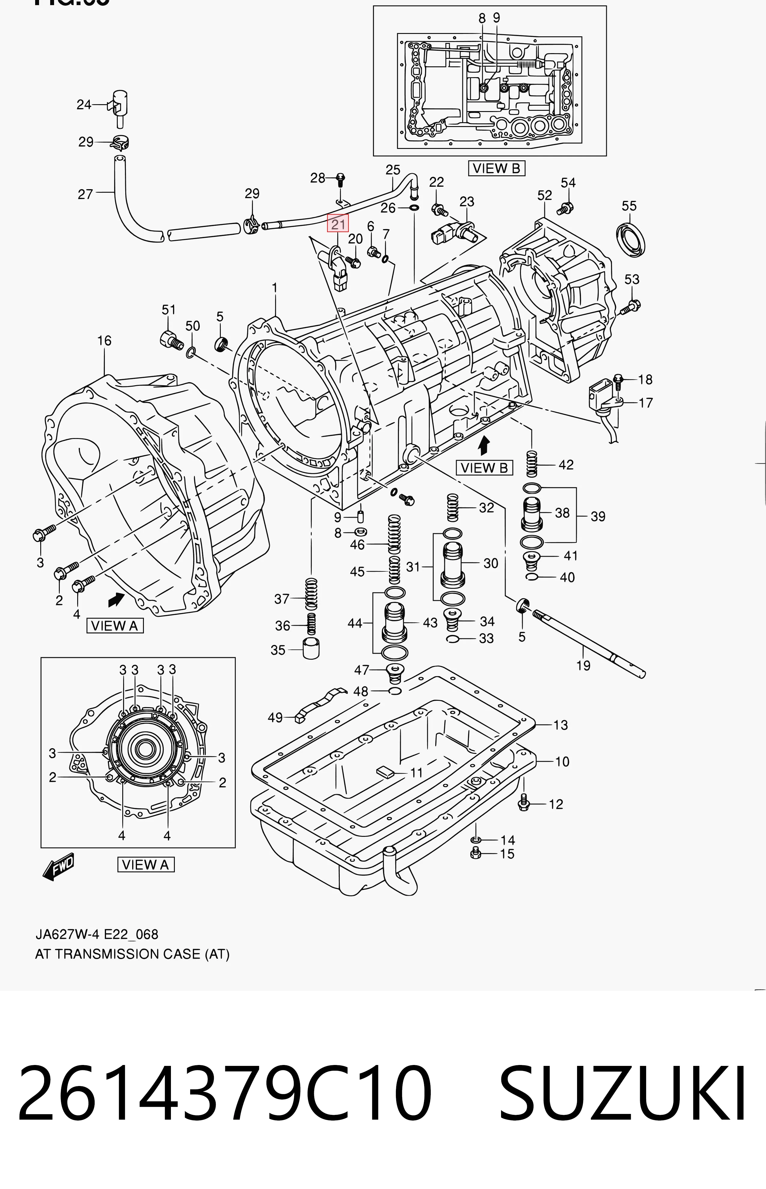 2614379C10 Suzuki Captador de velocidad