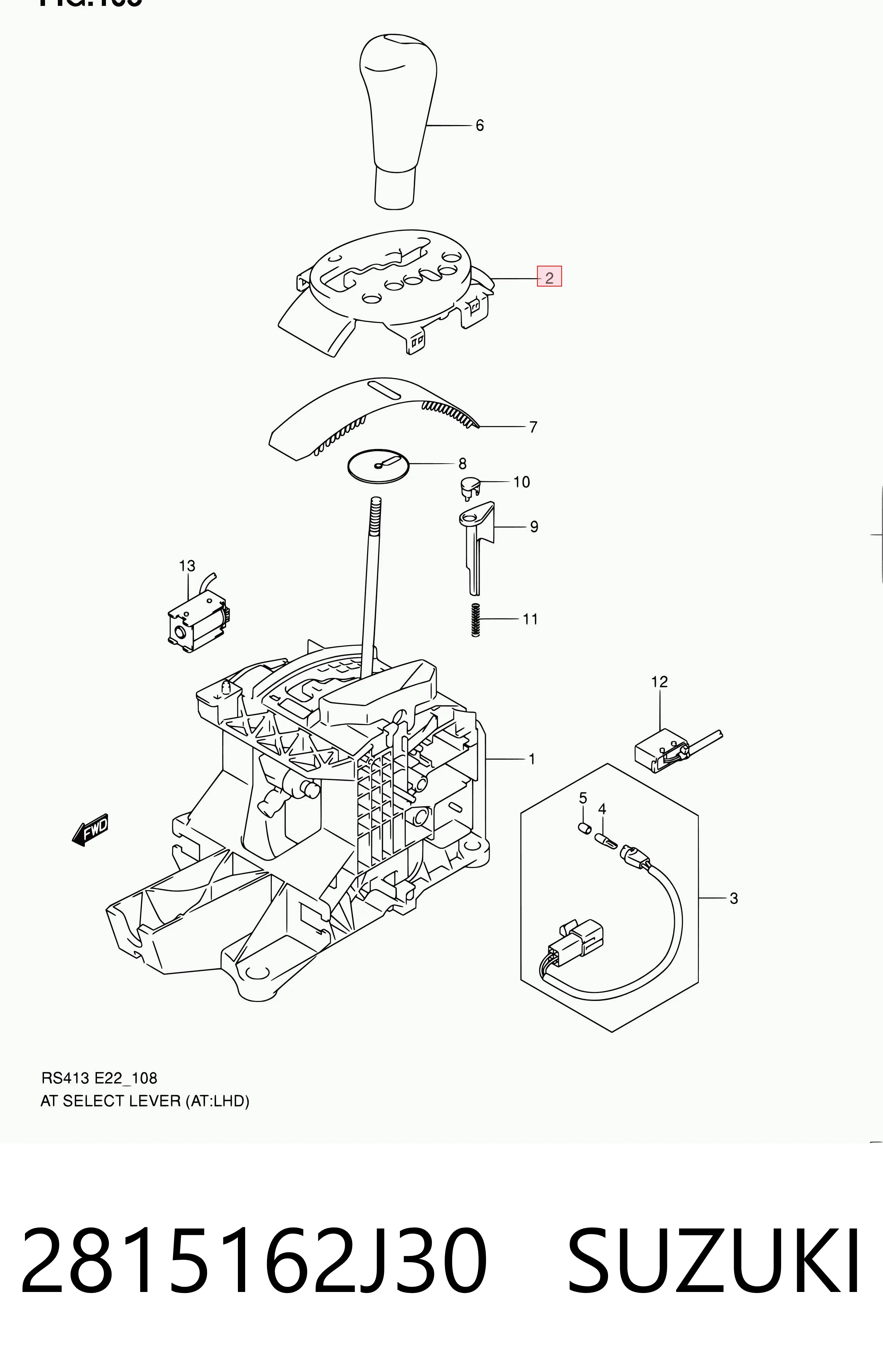 2815162J30 Suzuki