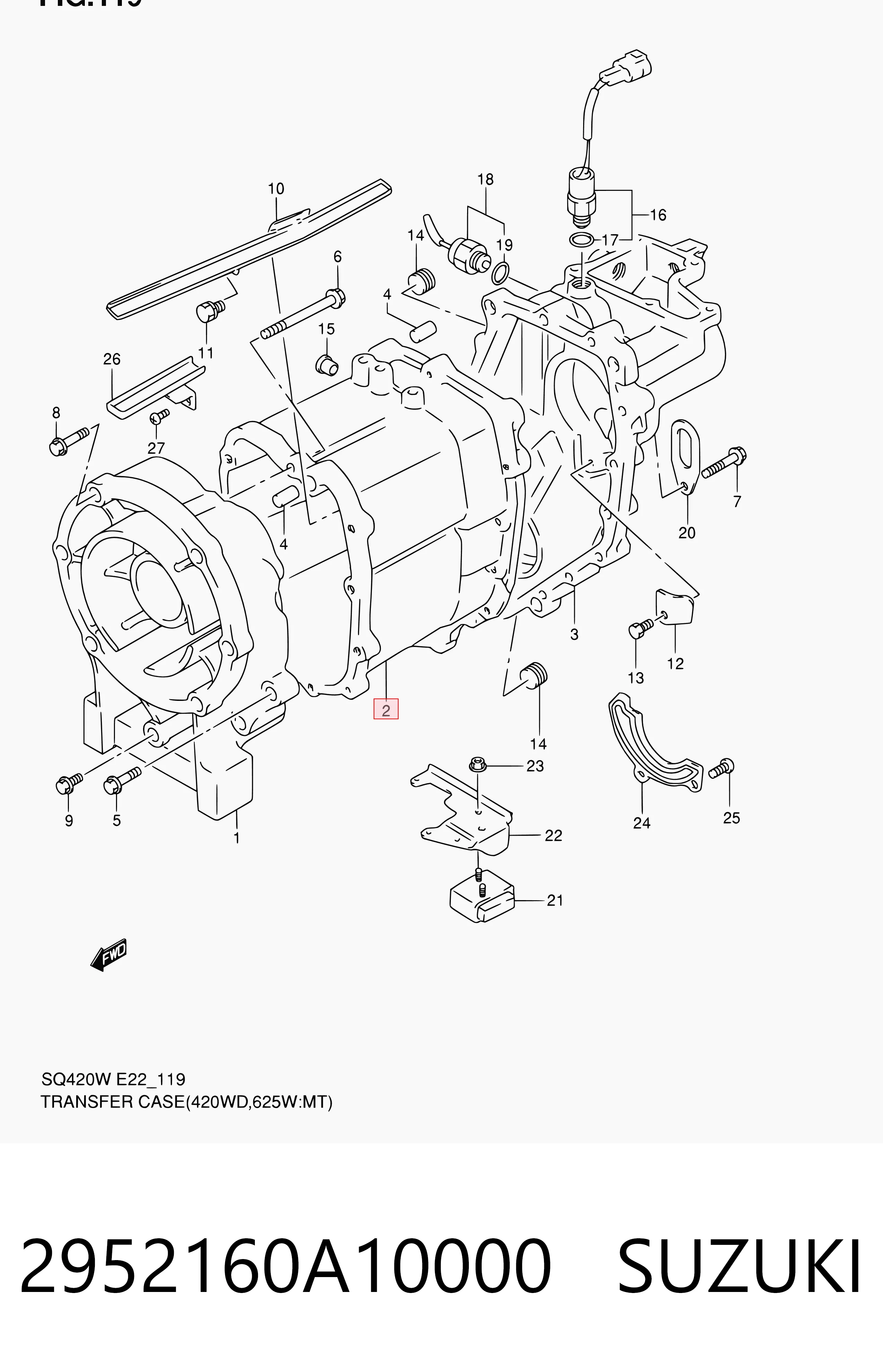 2952160A10000 Suzuki