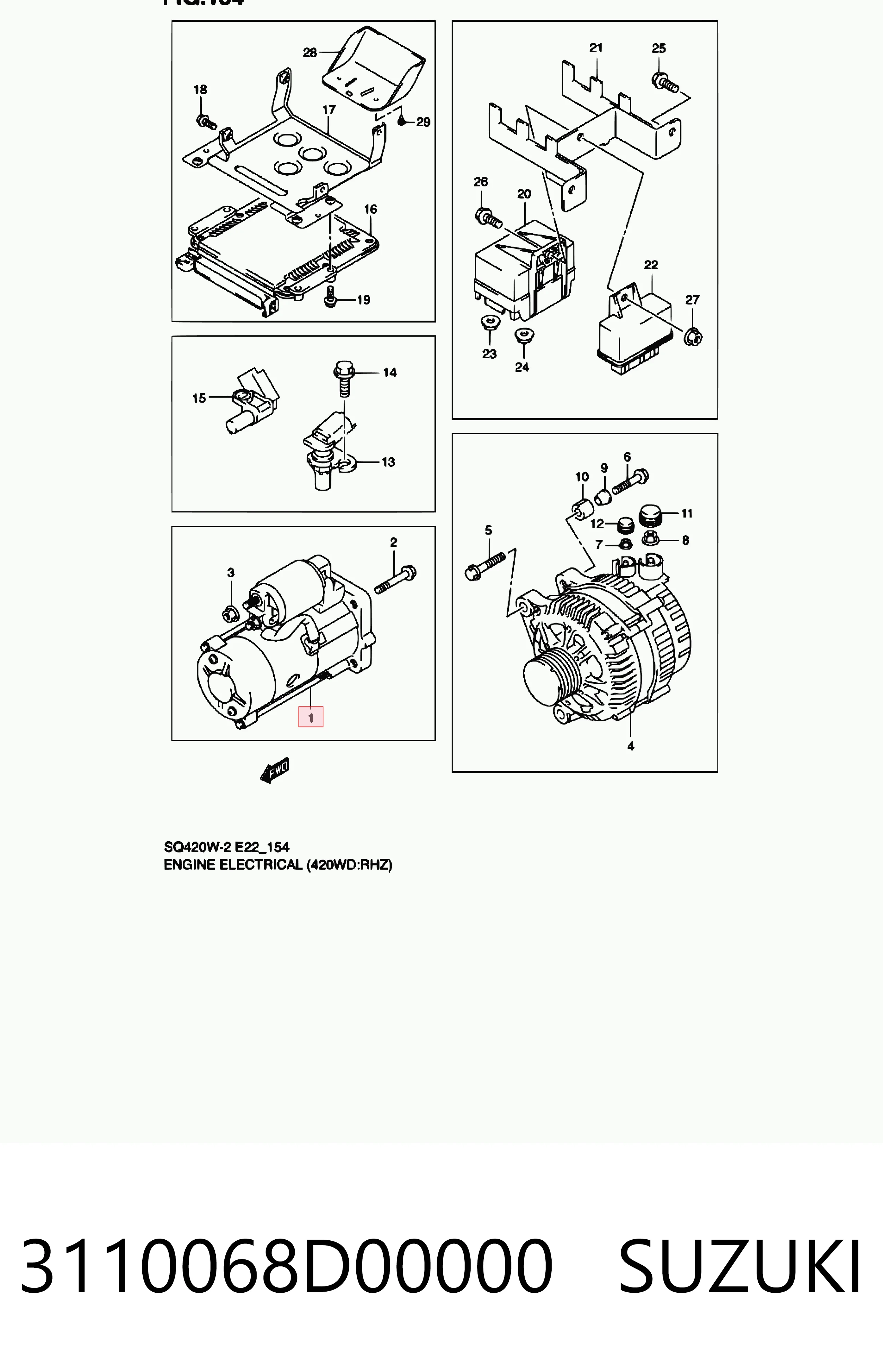 3110068D00000 Suzuki